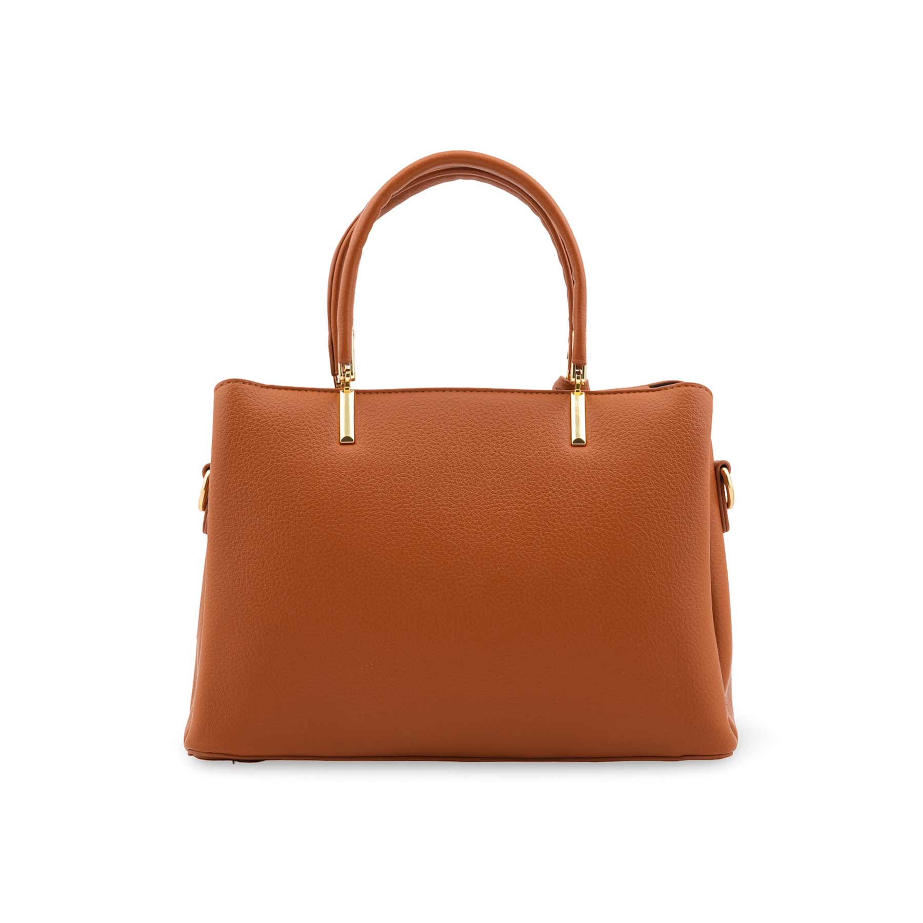 Mustard Formal Hand Bag For Women P36442 - Image 4