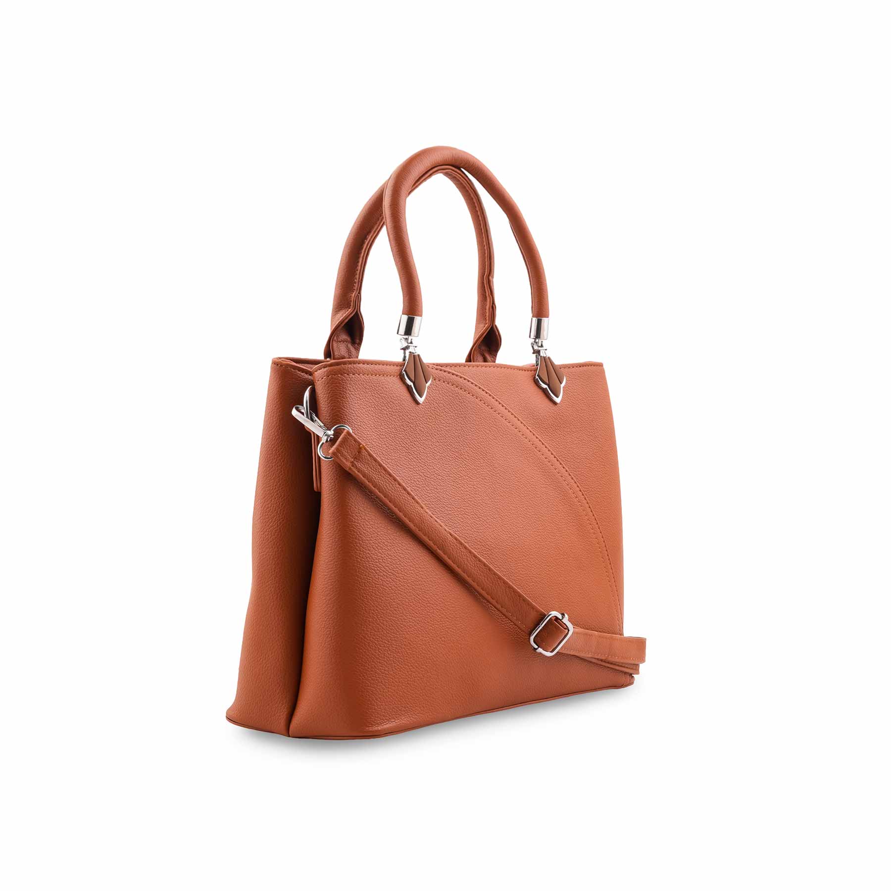 Mustard Formal Hand Bag For Women P36451 - Image 3