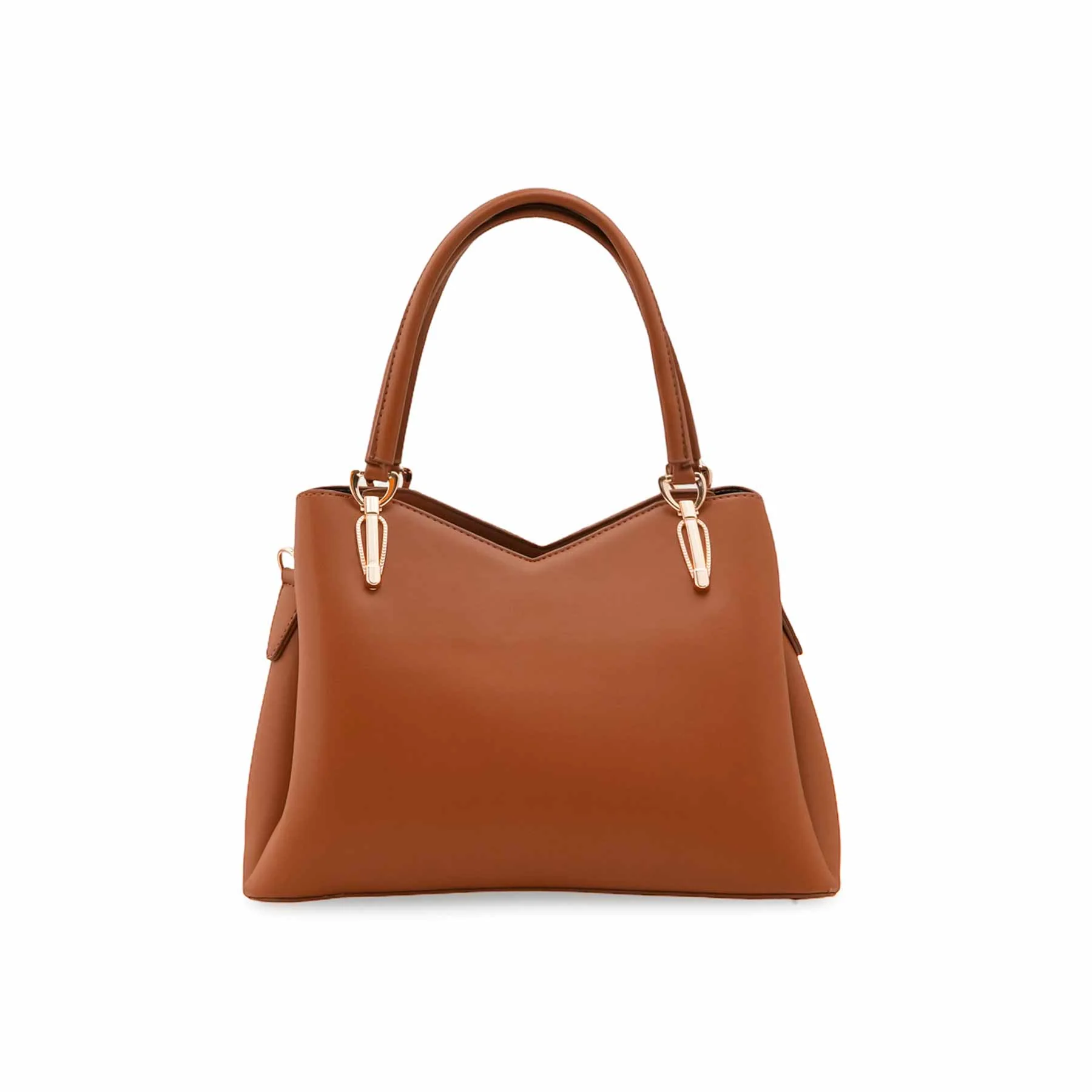 Mustard Formal Hand Bag For Women P55848 - Image 2