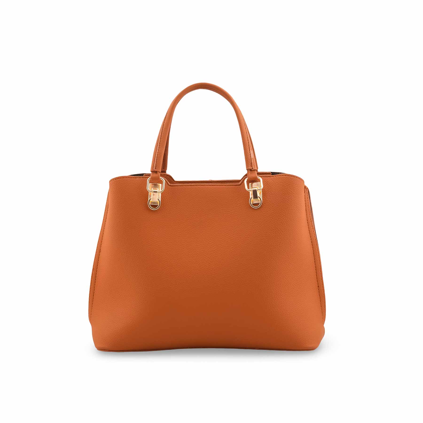 Mustard Formal Hand Bag For Women P55888 - Image 4