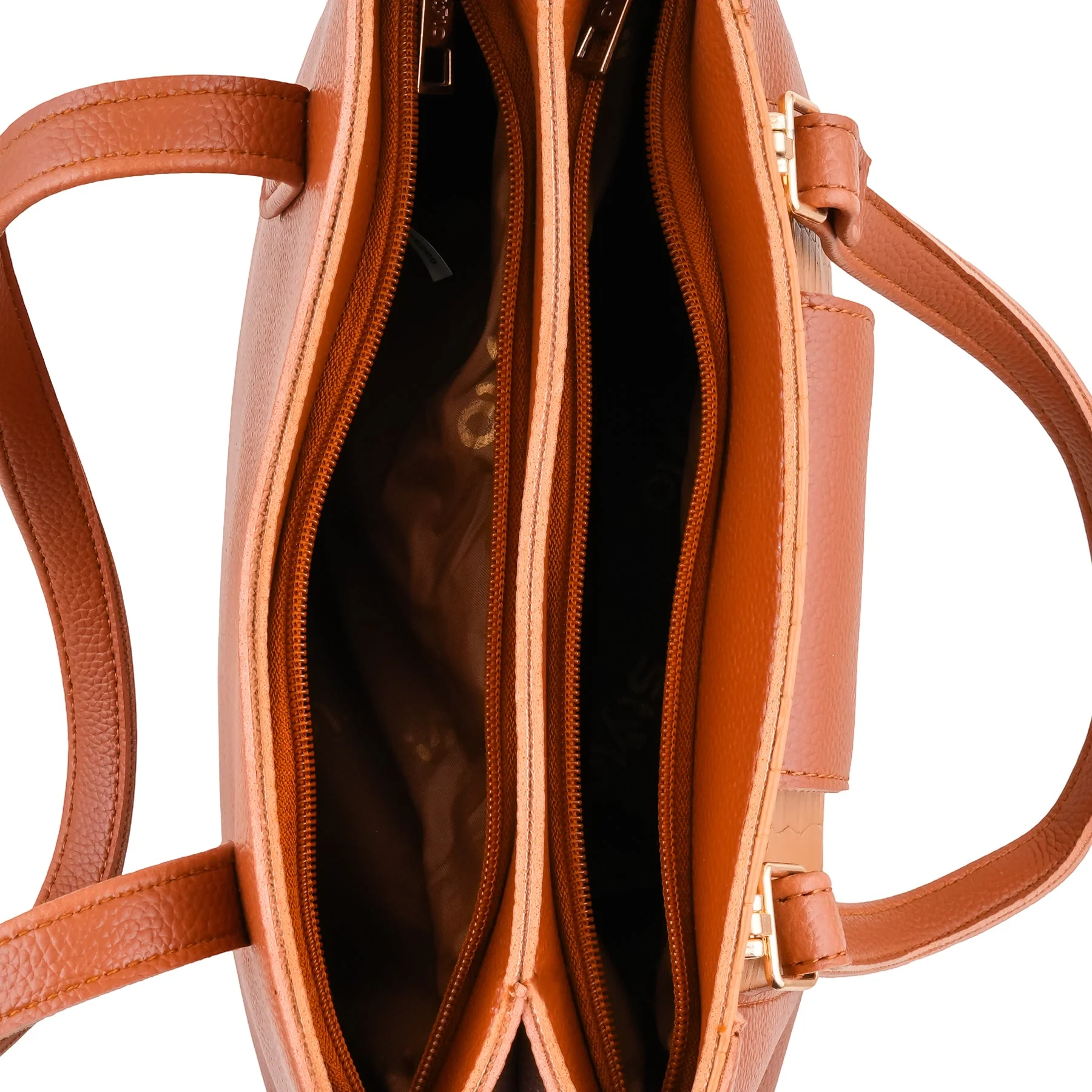 Mustard Formal Hand Bag For Women P56289 - Image 5
