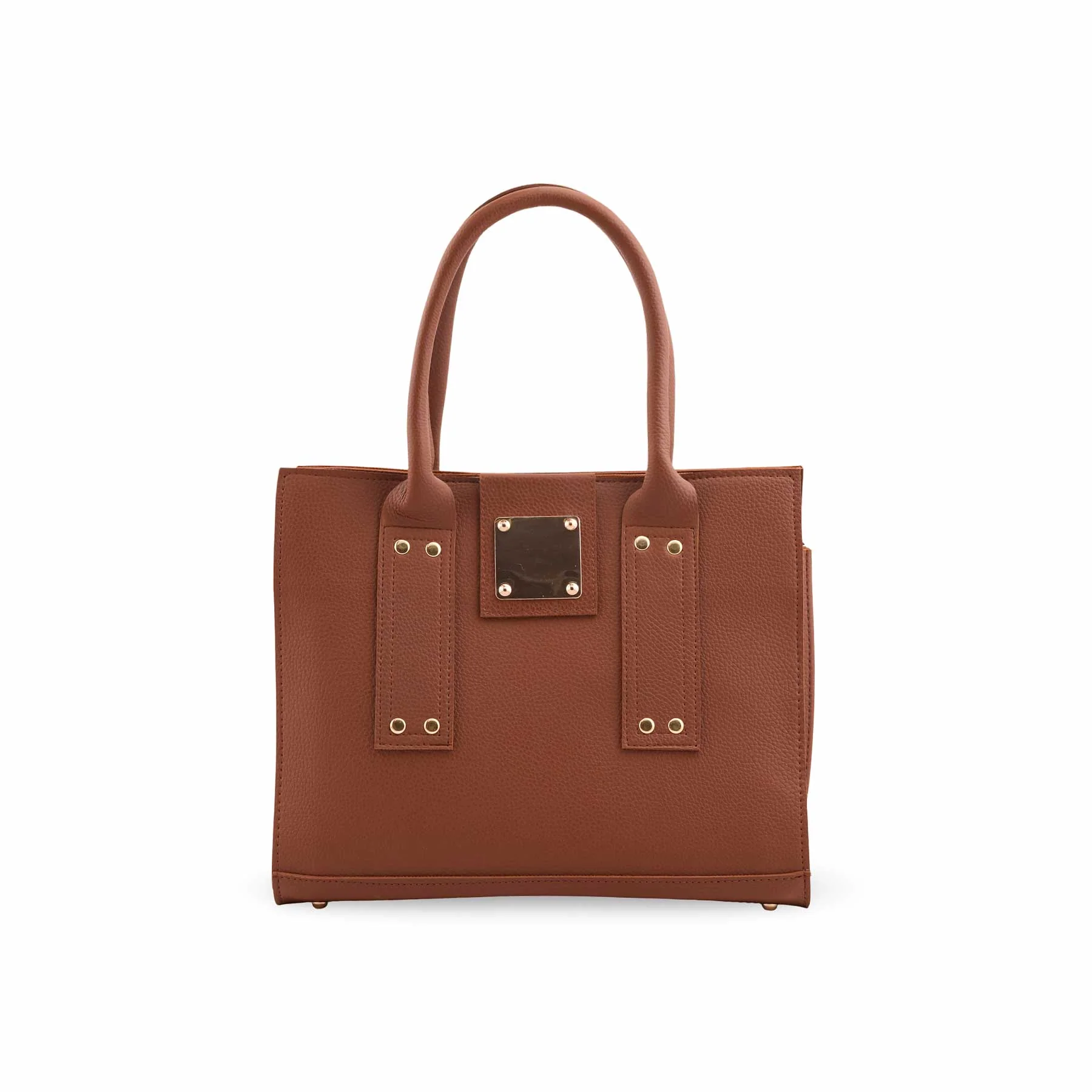 Mustard Formal Hand Bag For Women P56310 - Image 2