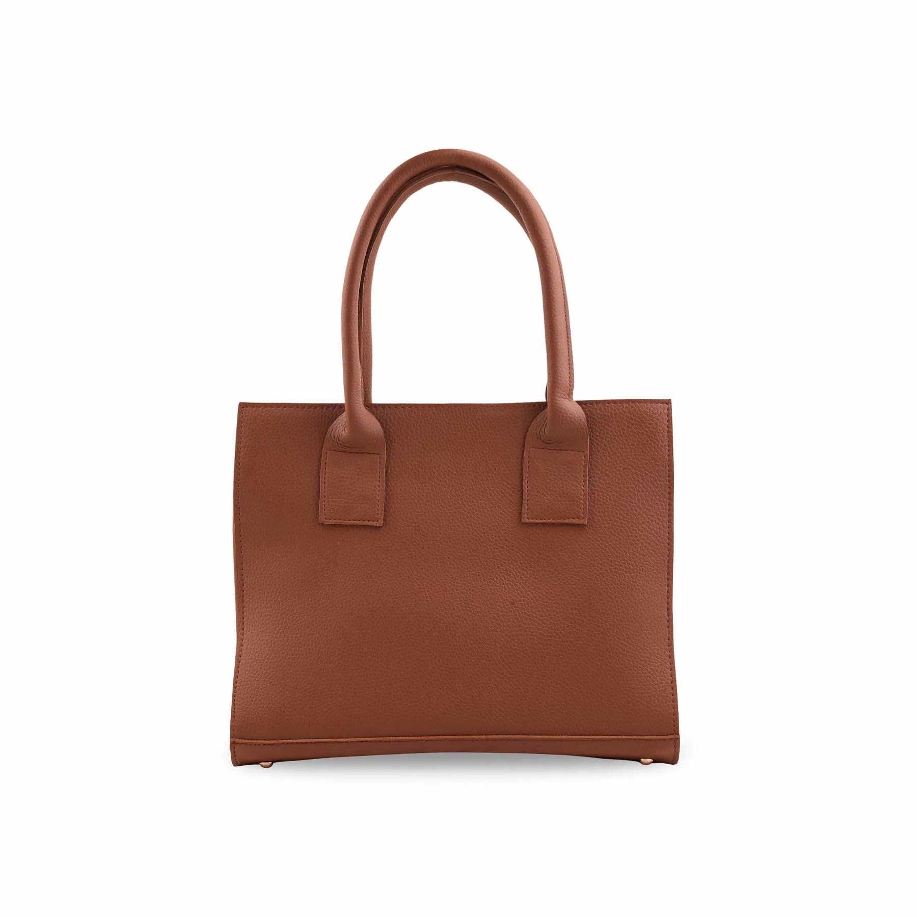 Mustard Formal Hand Bag For Women P56310 - Image 4