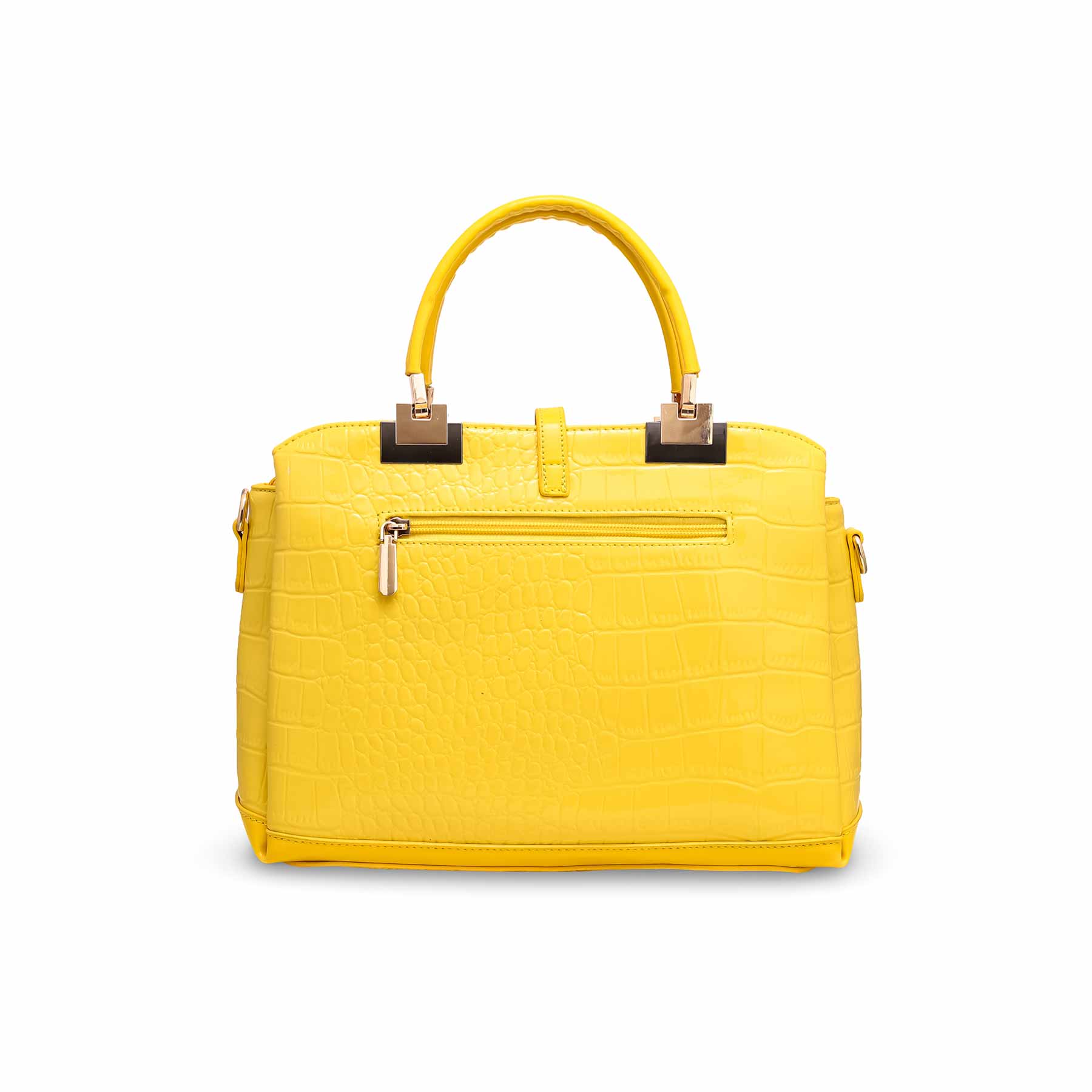 Mustard Formal Hand Bag P36127 - Image 3