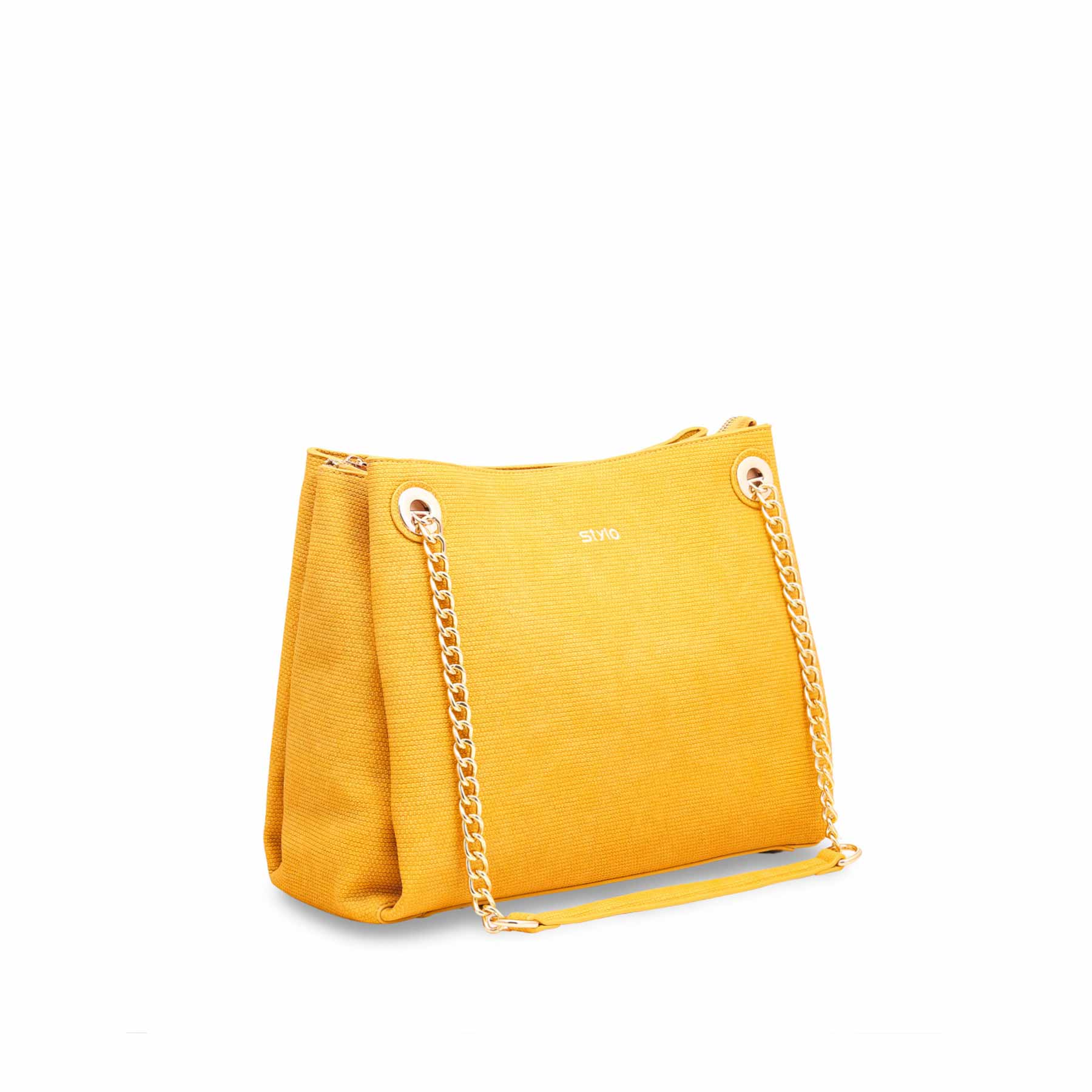 Mustard Formal Hand Bag P36136 - Image 2