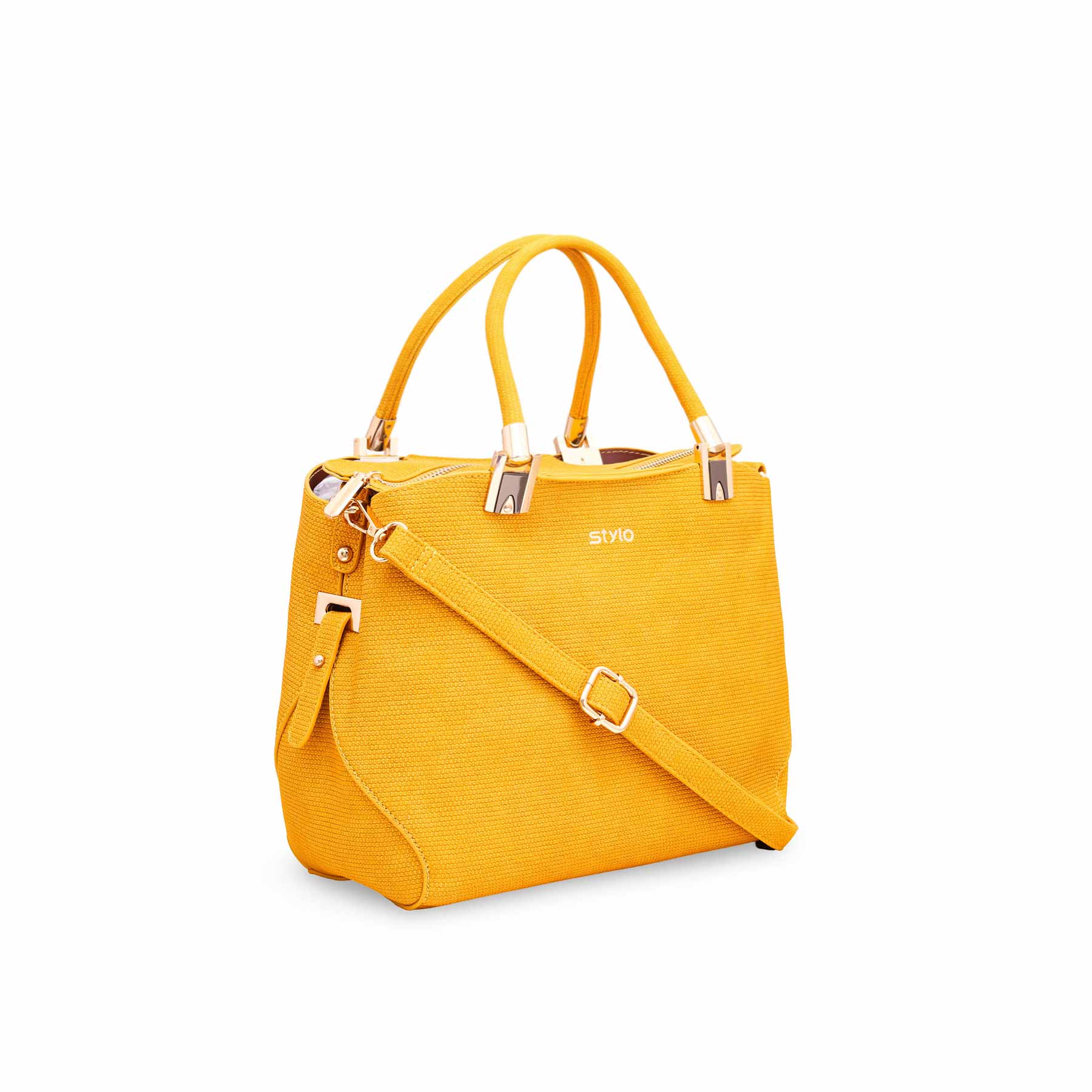 Mustard Formal Handbag P36135 - Image 2