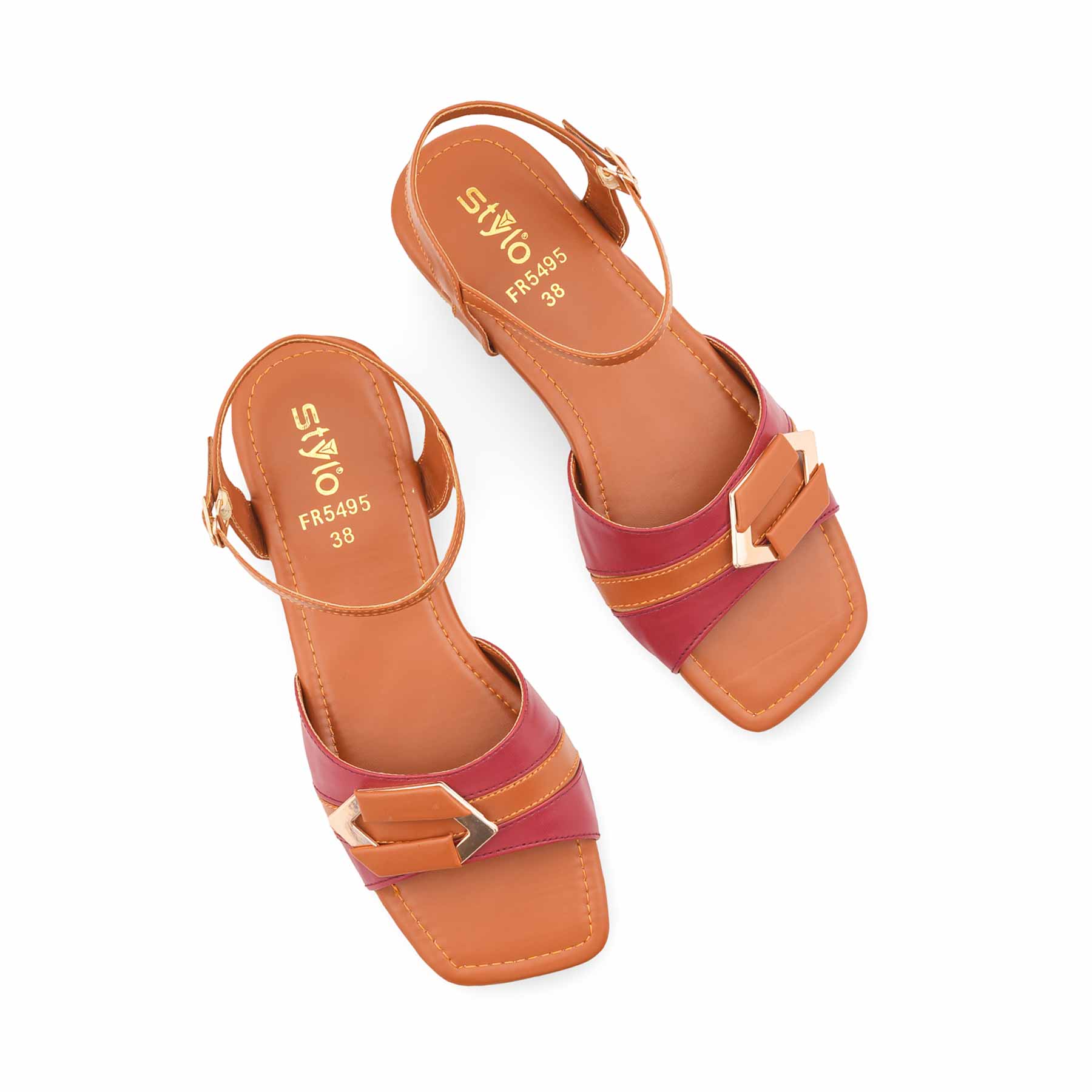 Mustard Formal Sandal For Women FR5495 - Image 5