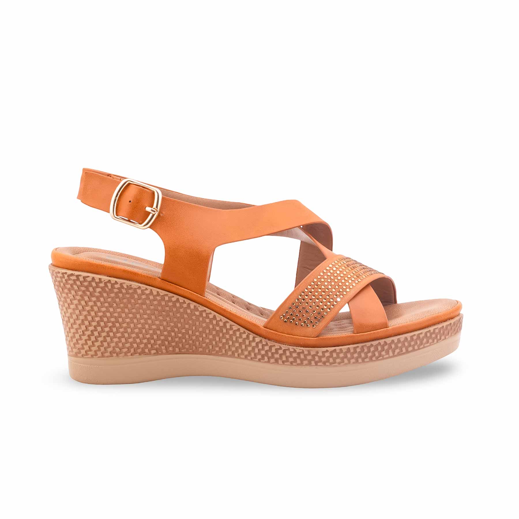 Mustard Formal Sandal For Women PU0752 - Image 2
