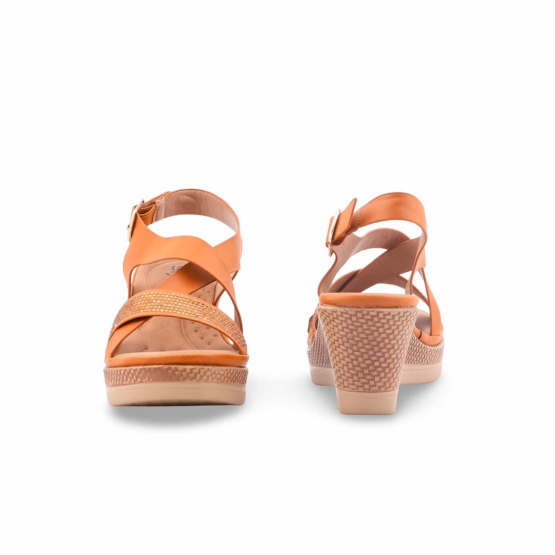 Mustard Formal Sandal For Women PU0752 - Image 4