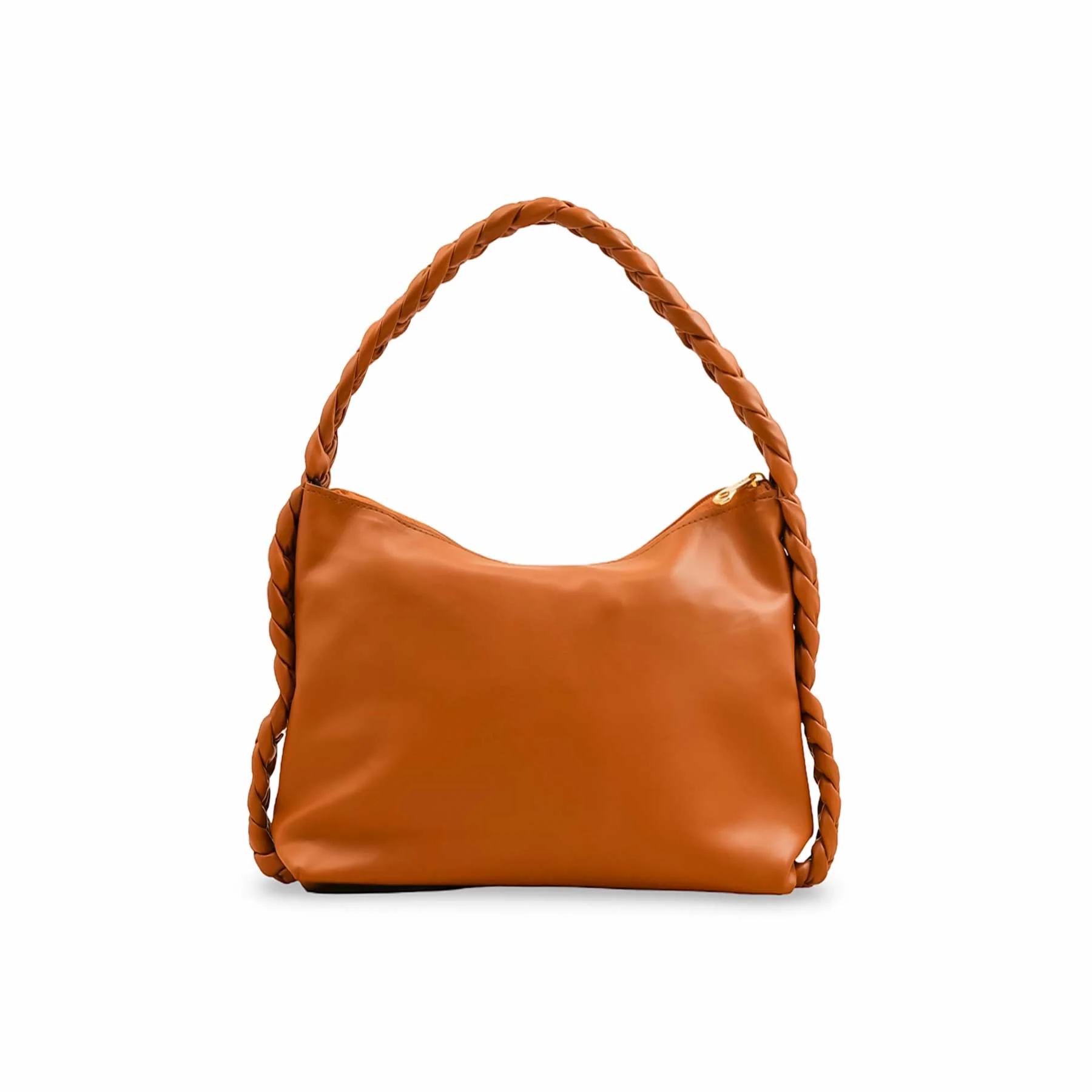 Mustard Formal Shoulder Bag For Ladies P55823 - Image 2