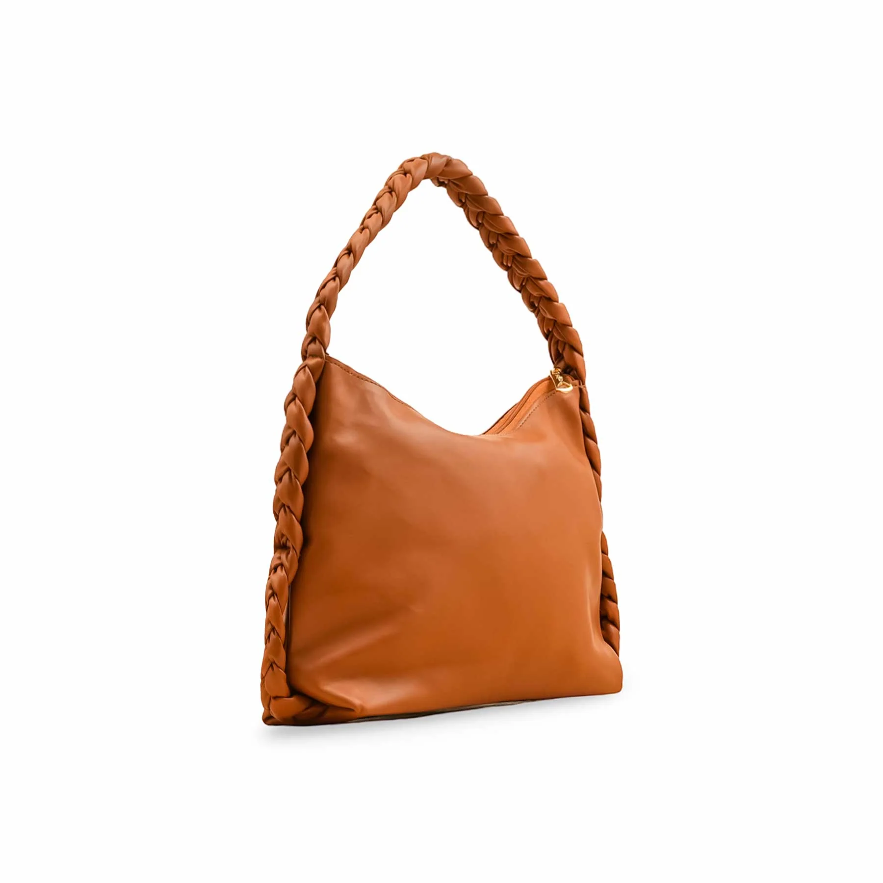 Mustard Formal Shoulder Bag For Ladies P55823 - Image 3