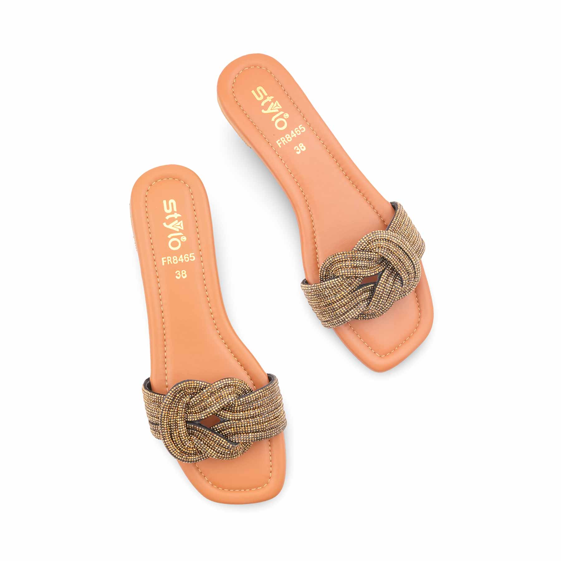 Mustard Formal Slipper For Ladies FR8465 - Image 6