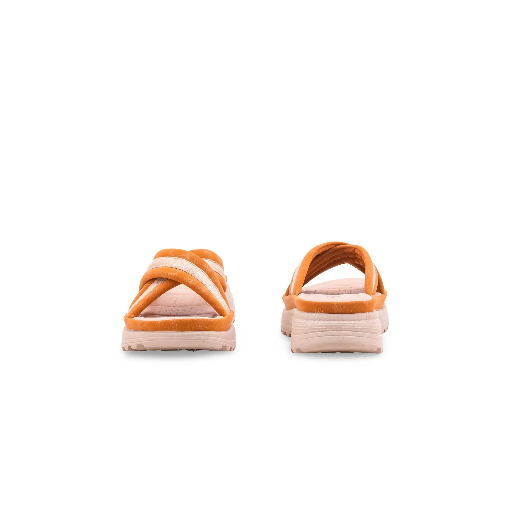 Mustard Formal Slipper For Ladies PU0683 - Image 4