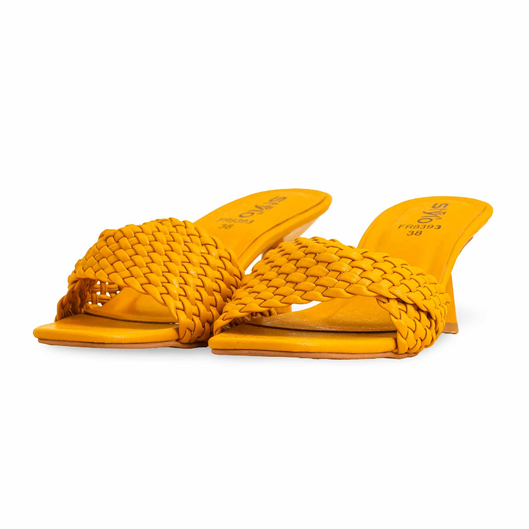 Mustard Formal Slipper FR8393 - Image 3