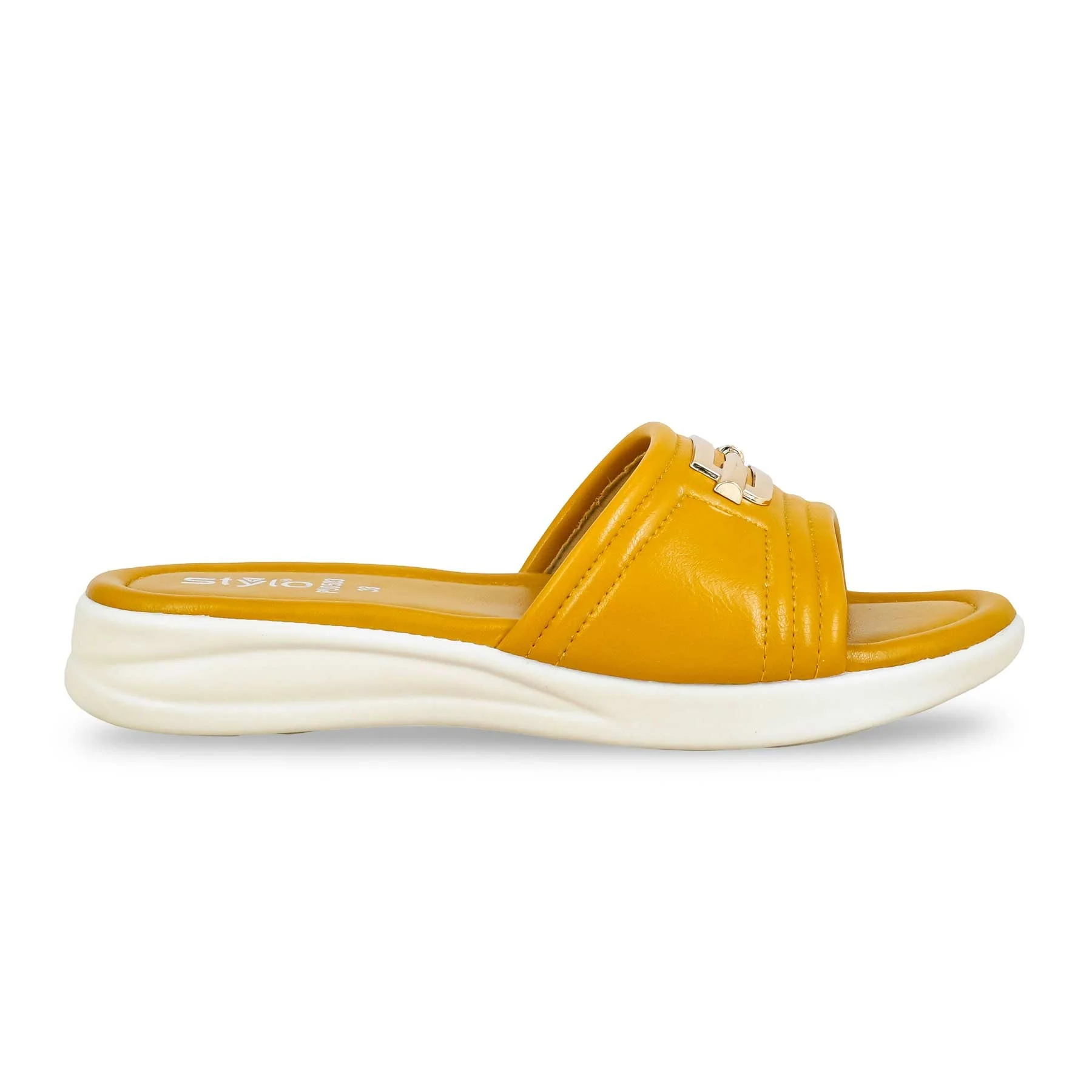 Mustard Formal Slipper PU0503 - Image 2