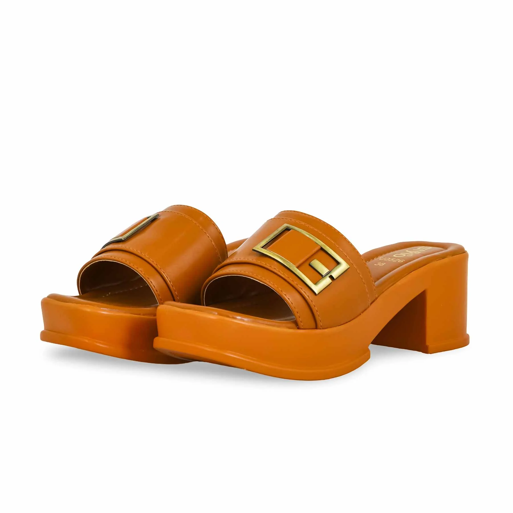 Mustard Formal Slipper PU0526 - Image 3