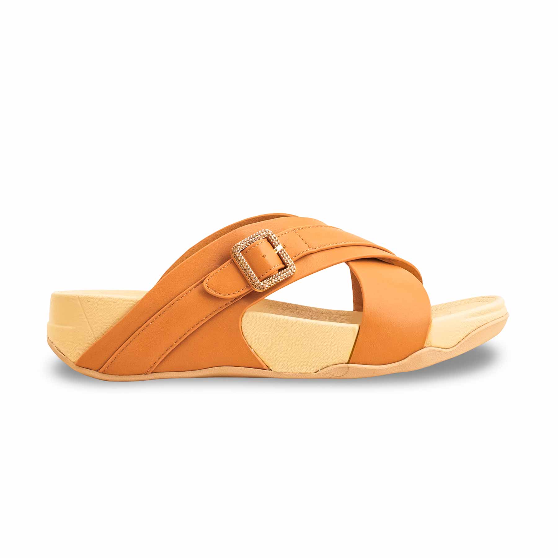 Mustard Formal Women Slipper PU0370 - Image 2