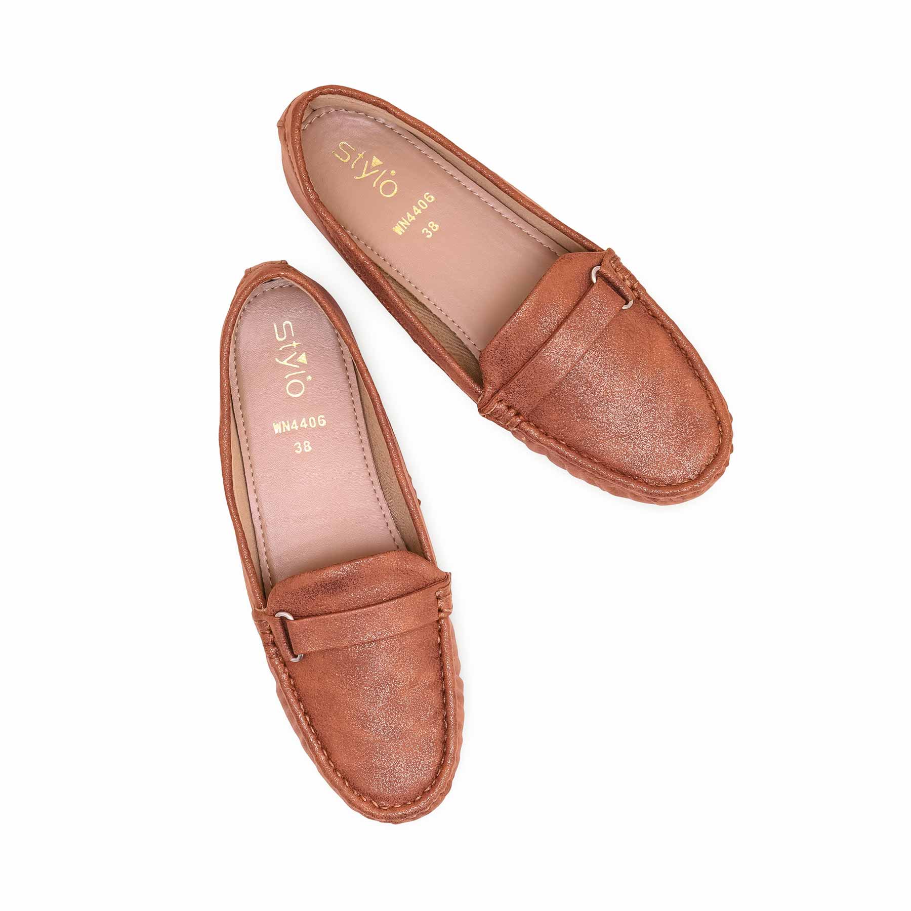 Women's Mustard Moccasin WN4406 - Image 4