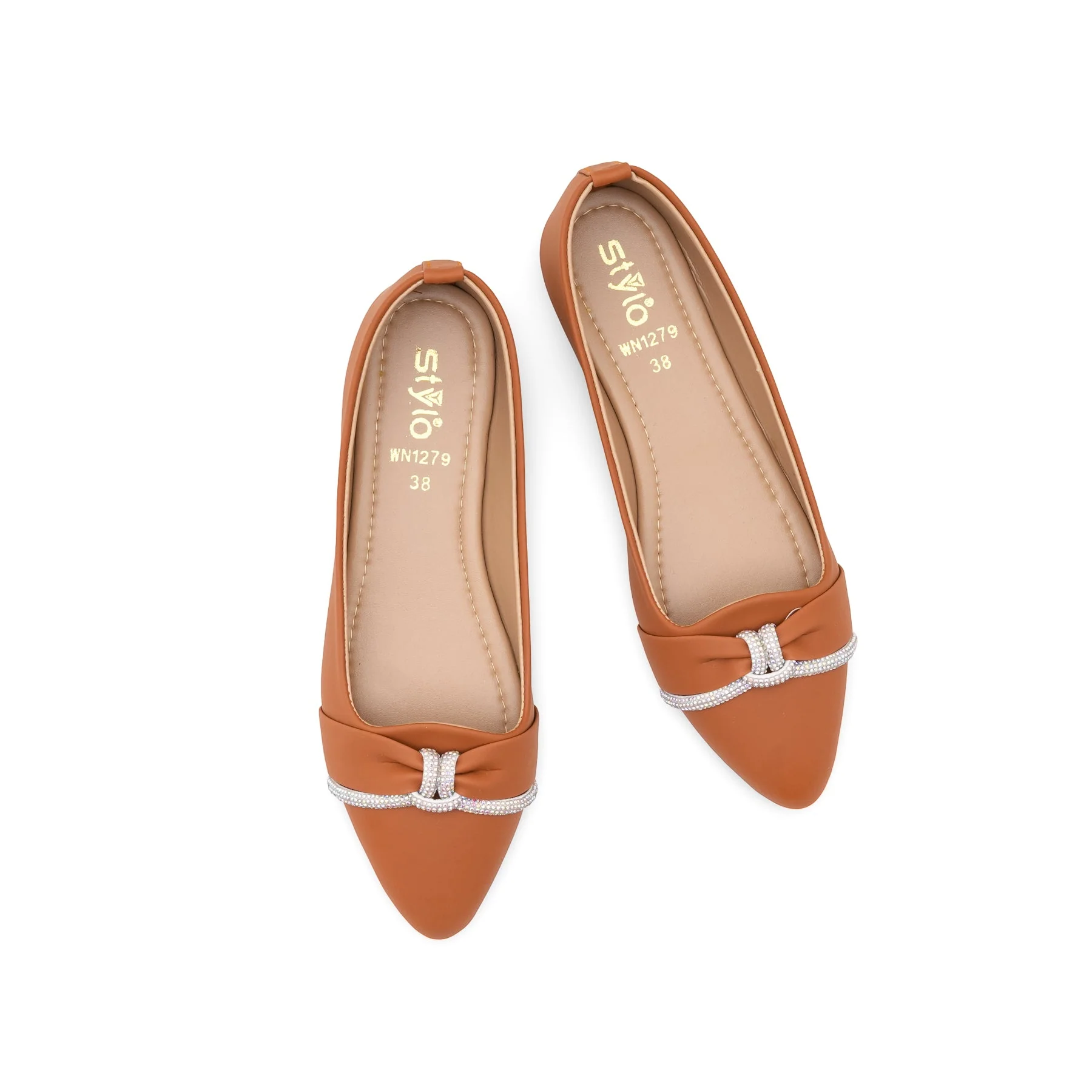 Mustard Pumps For Ladies WN1279 - Image 6
