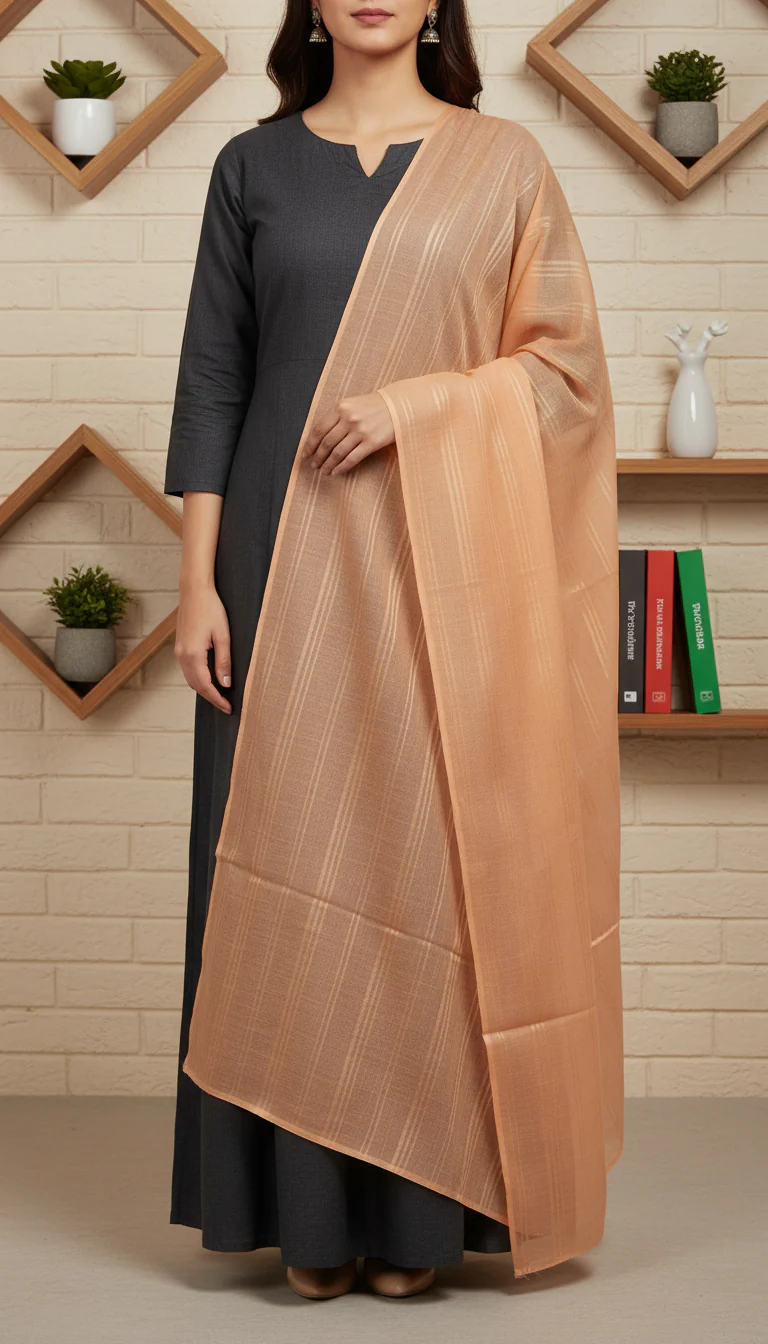 Mustard Summer Stole PD6107 - Image 2