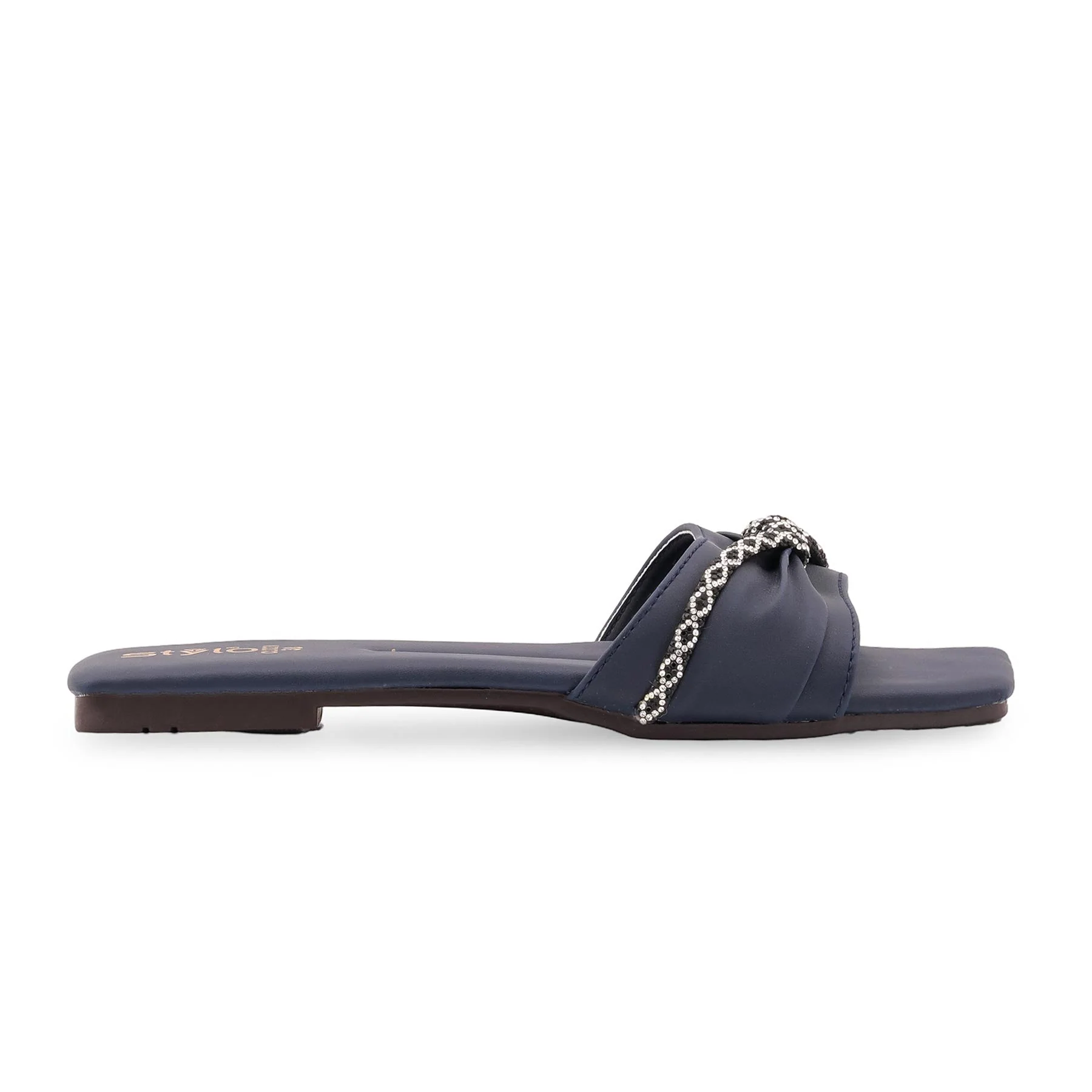 Navy Casual Chappal For Ladies CL2220 - Image 2