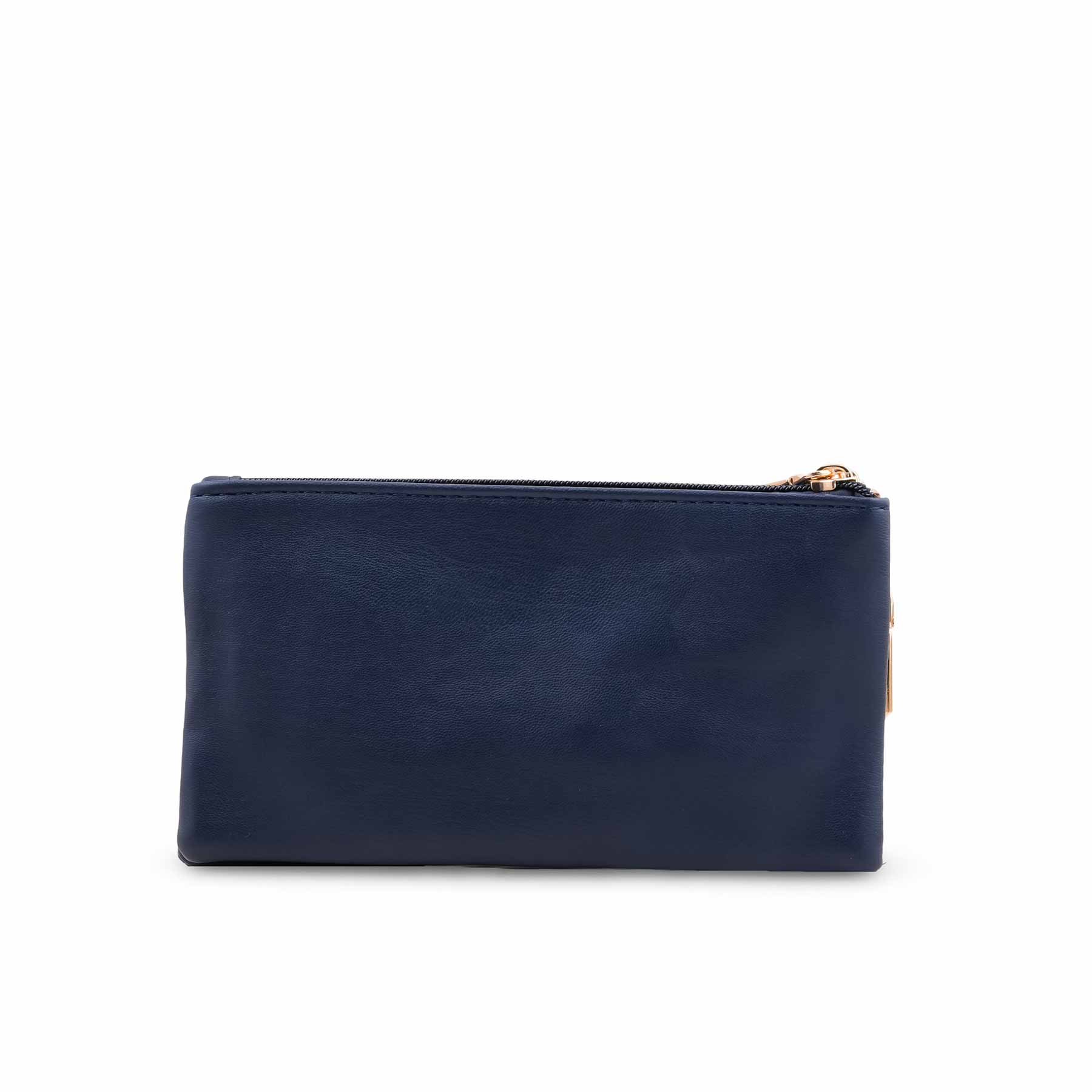 Navy Casual Pouch For Ladies P97681 - Image 4