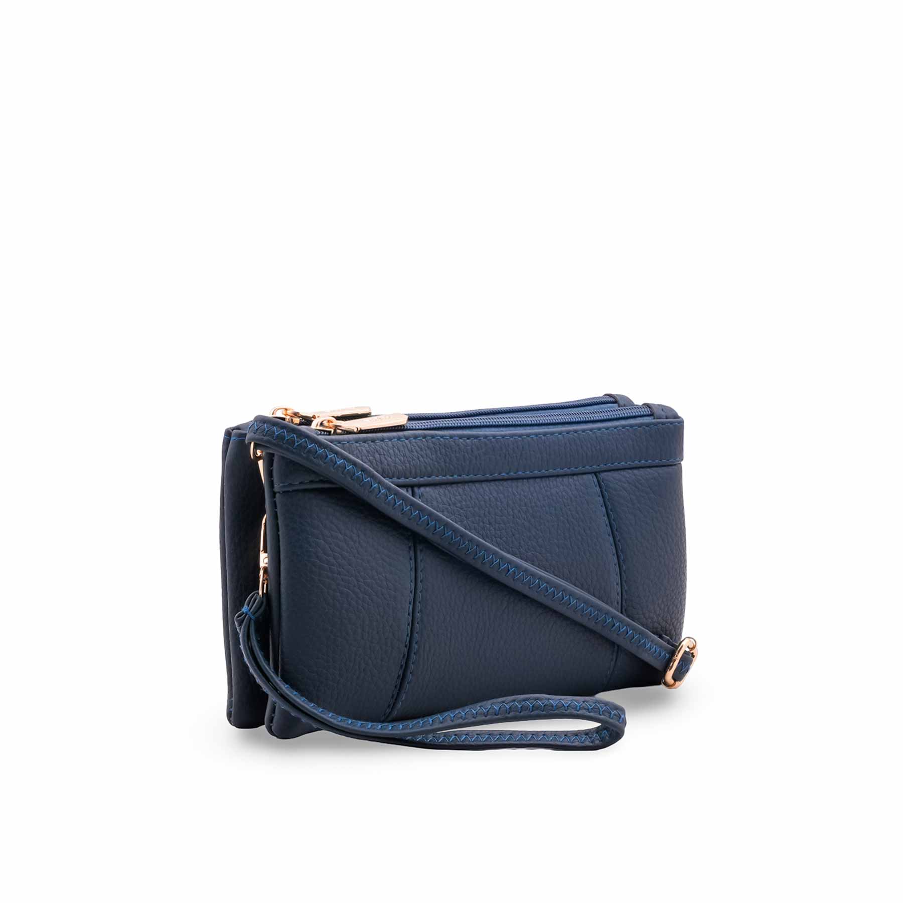 Navy Casual Pouch For Women P97745 - Image 3
