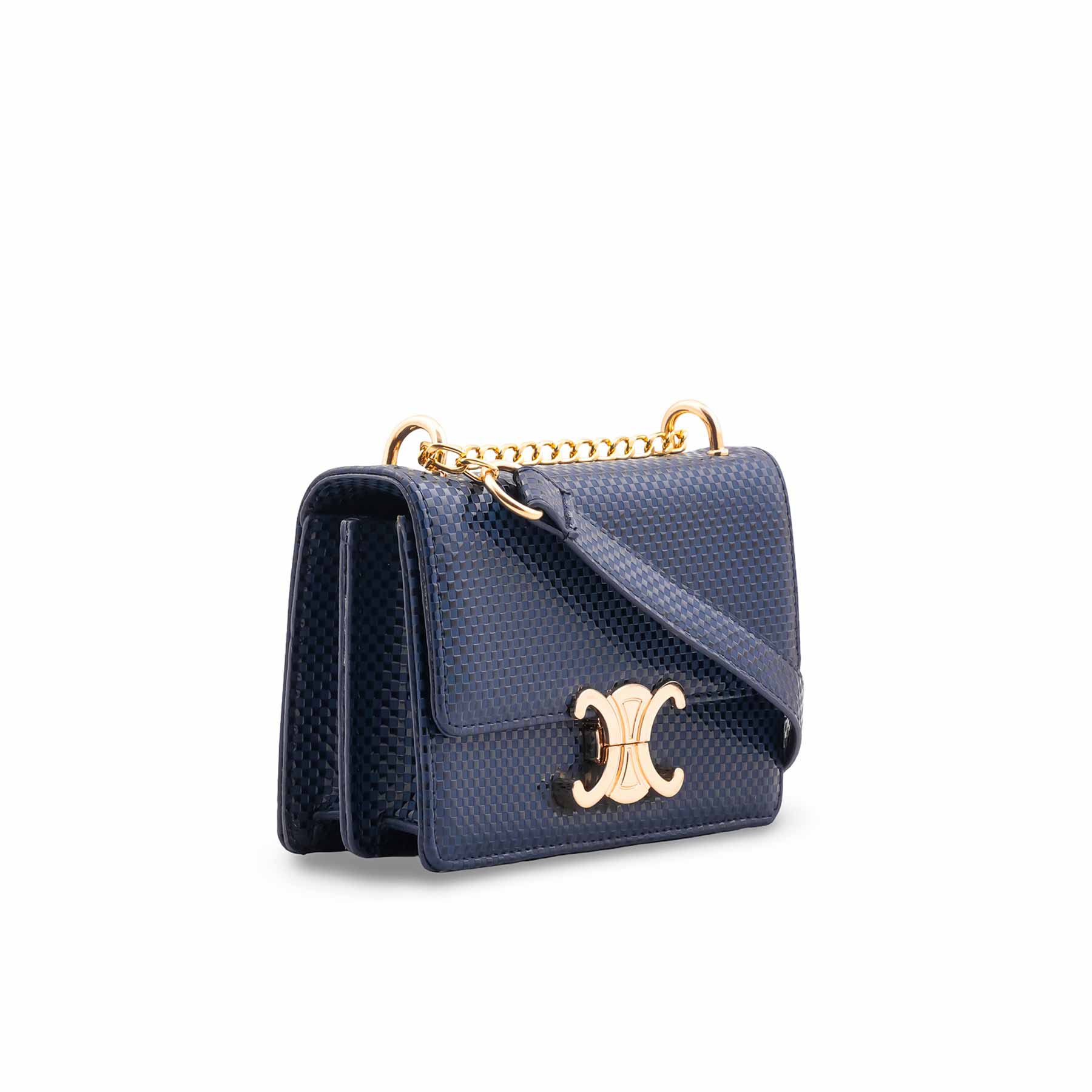 Navy Casual Shoulder Bag For Ladies P55743 - Image 3