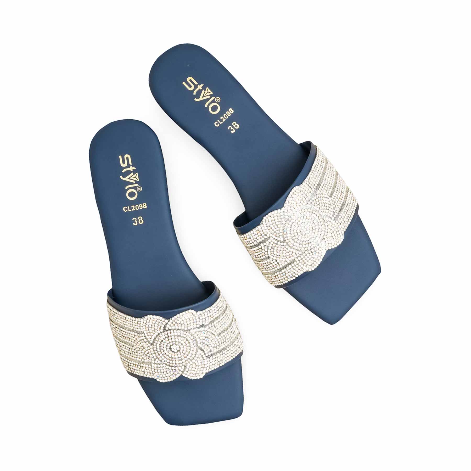 Navy Casual Slipper CL2098 - Image 5