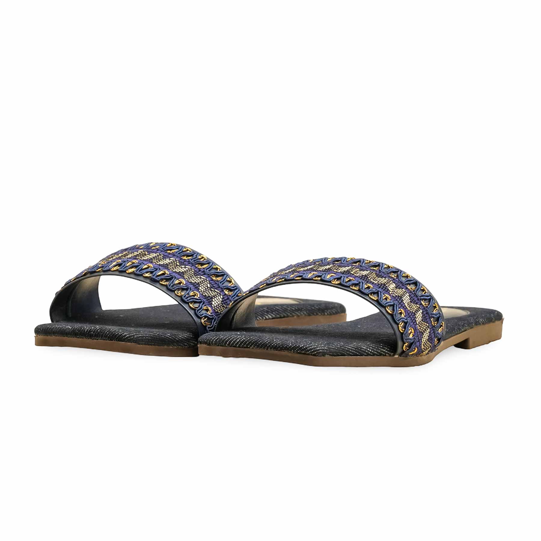 Navy Casual Slipper CL2136 - Image 3