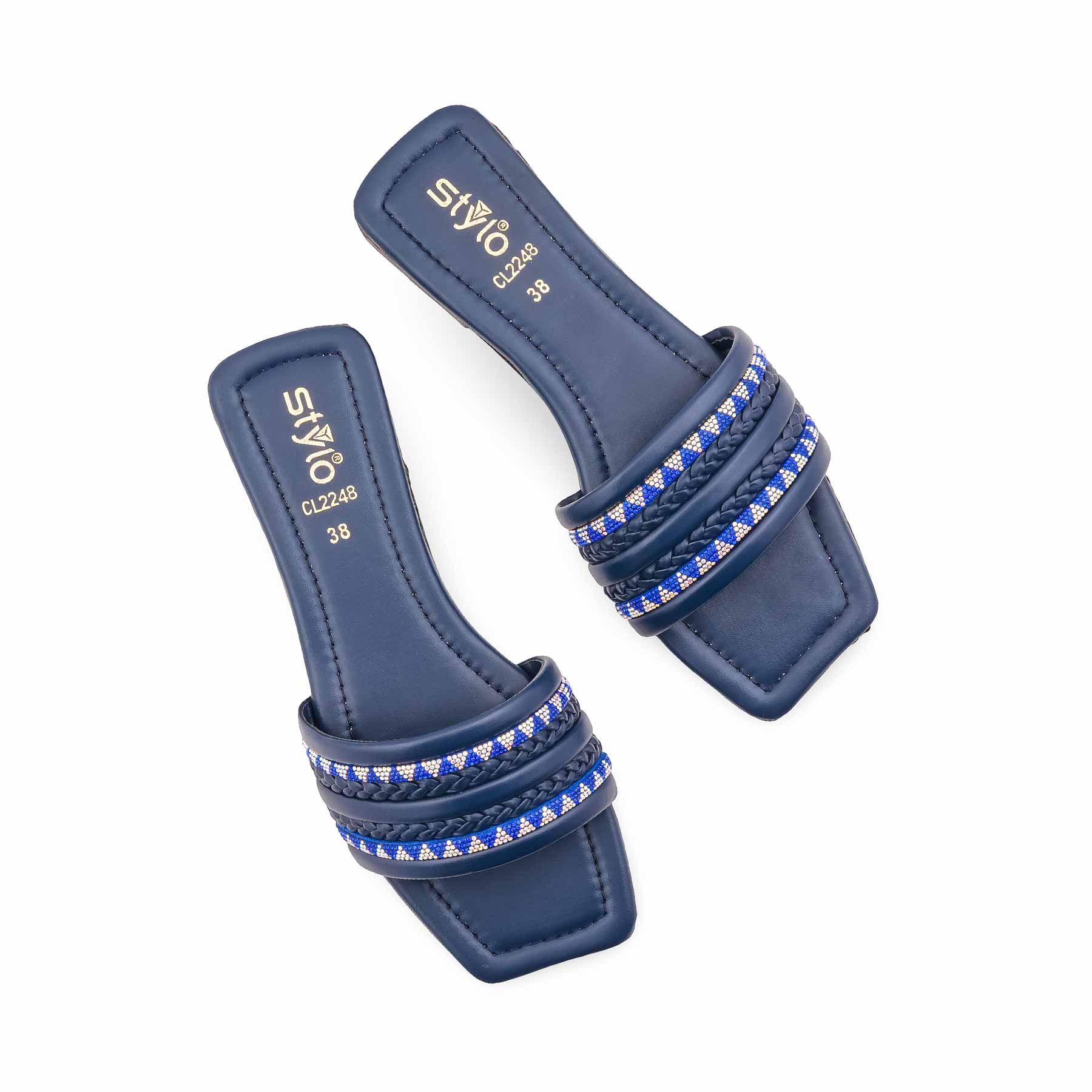 Navy Casual Women Slipper CL2248 - Image 5
