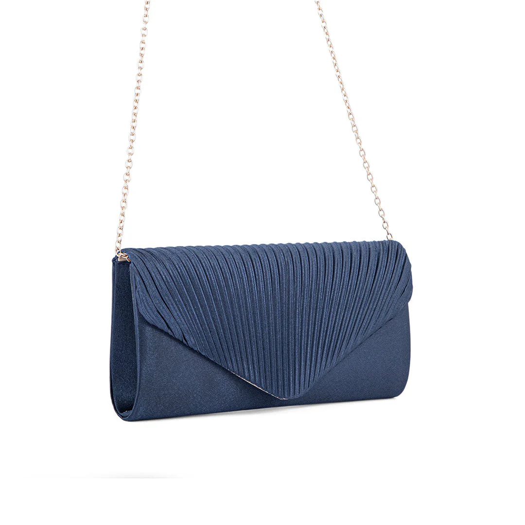 Navy Fancy Clutch P24143 - Image 2