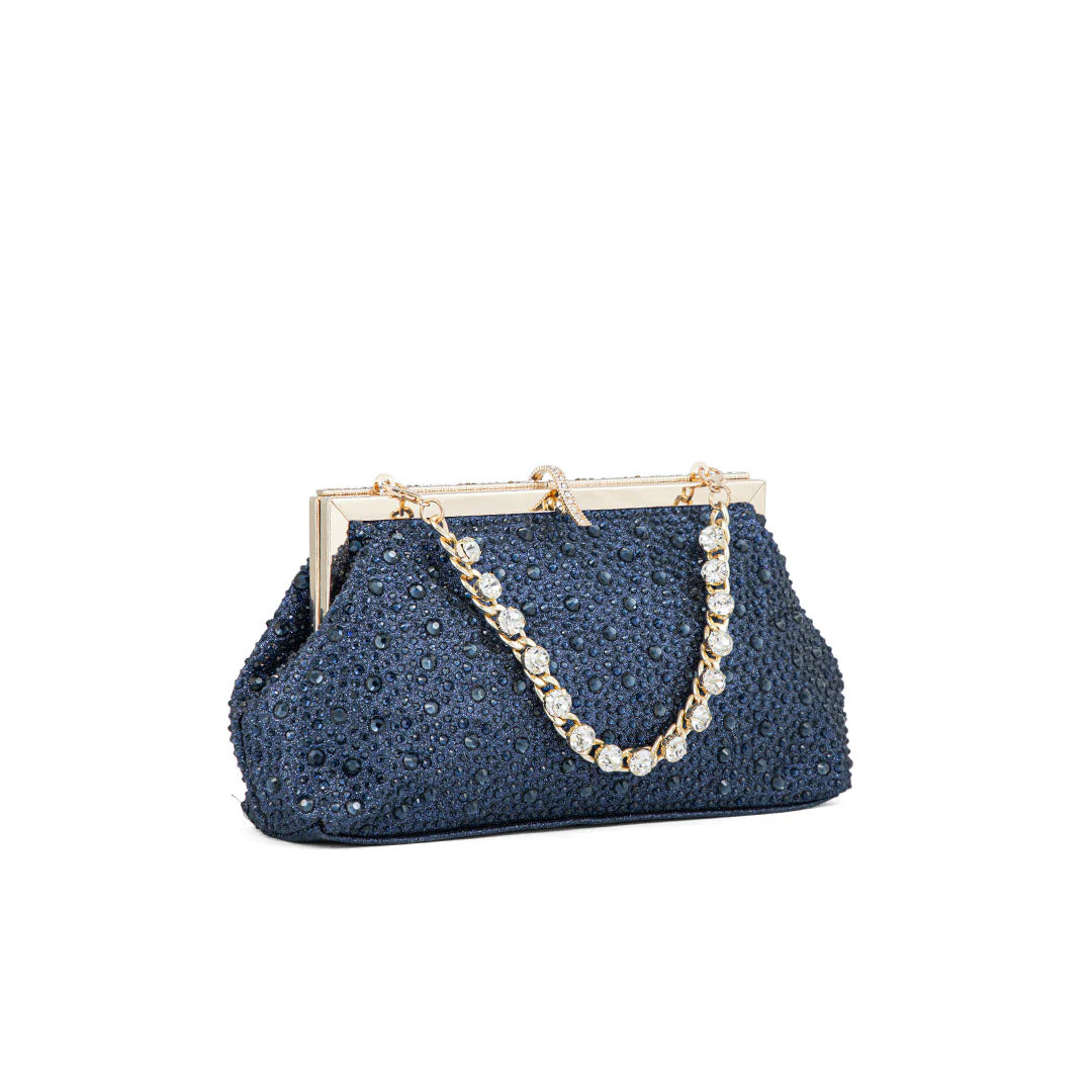 Navy Fancy Clutch P24195 - Image 3