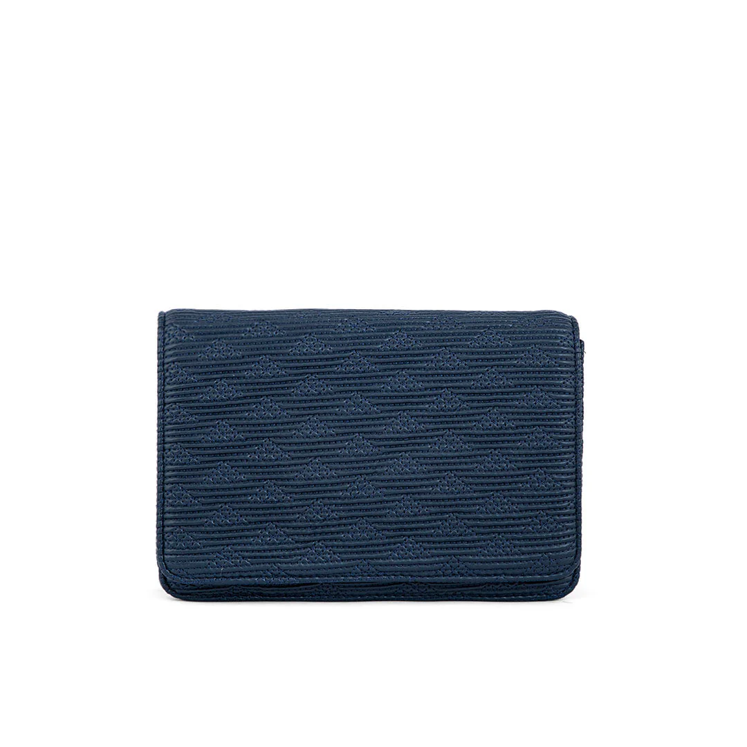 Navy Fancy Shoulder Bag P55617 - Image 2