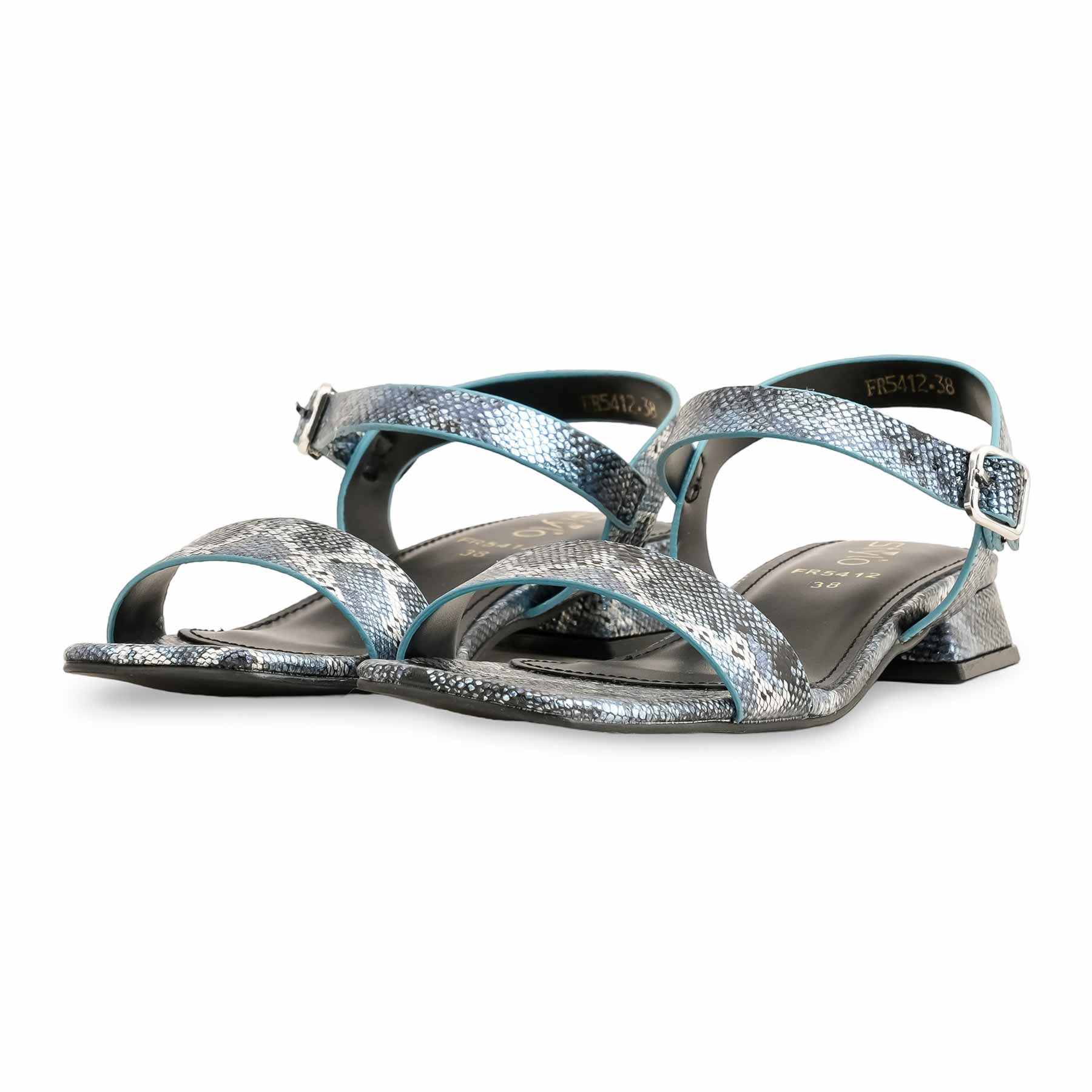 Navy Formal Sandal For Ladies FR5412 - Image 3