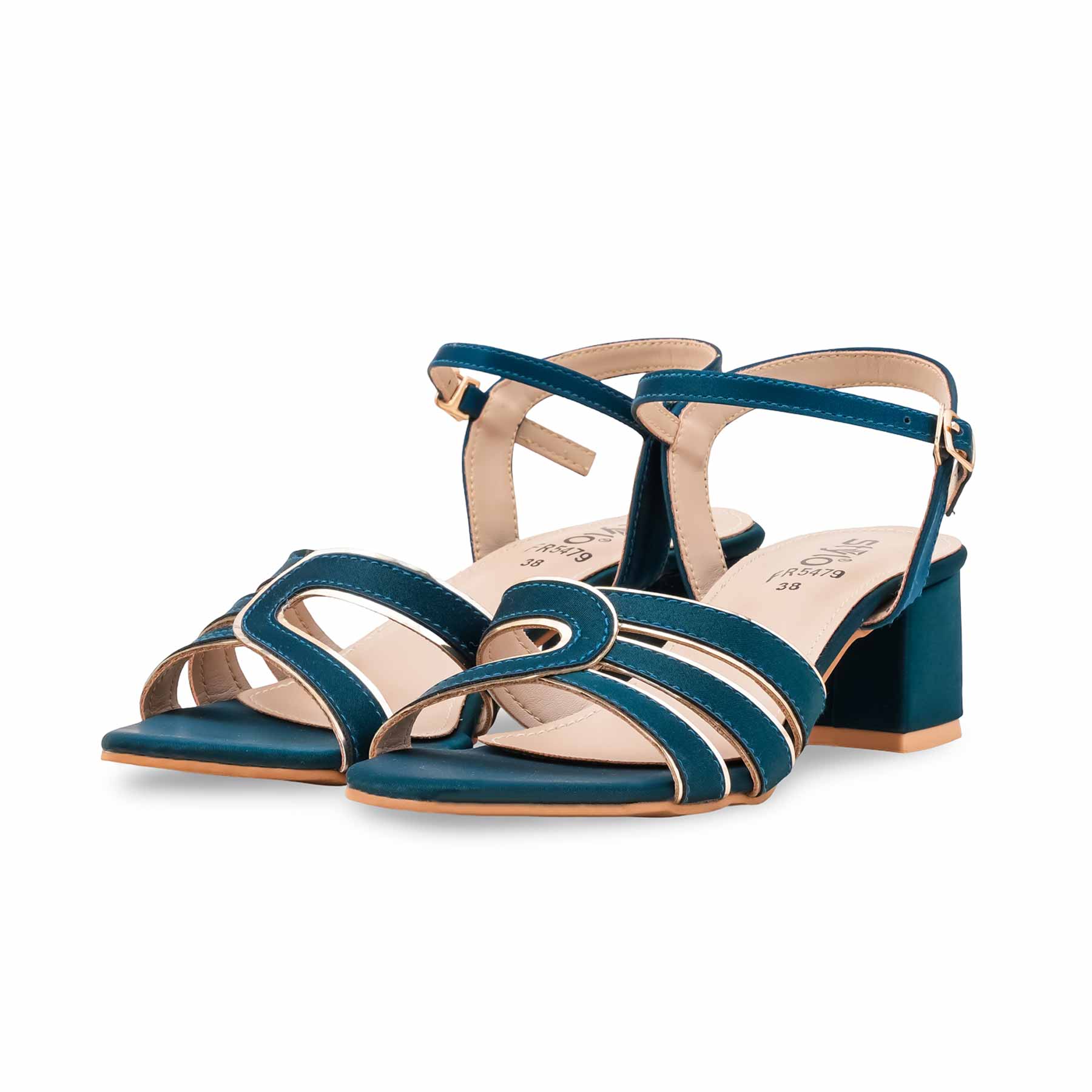 Navy Formal Sandal For Ladies FR5479 - Image 3