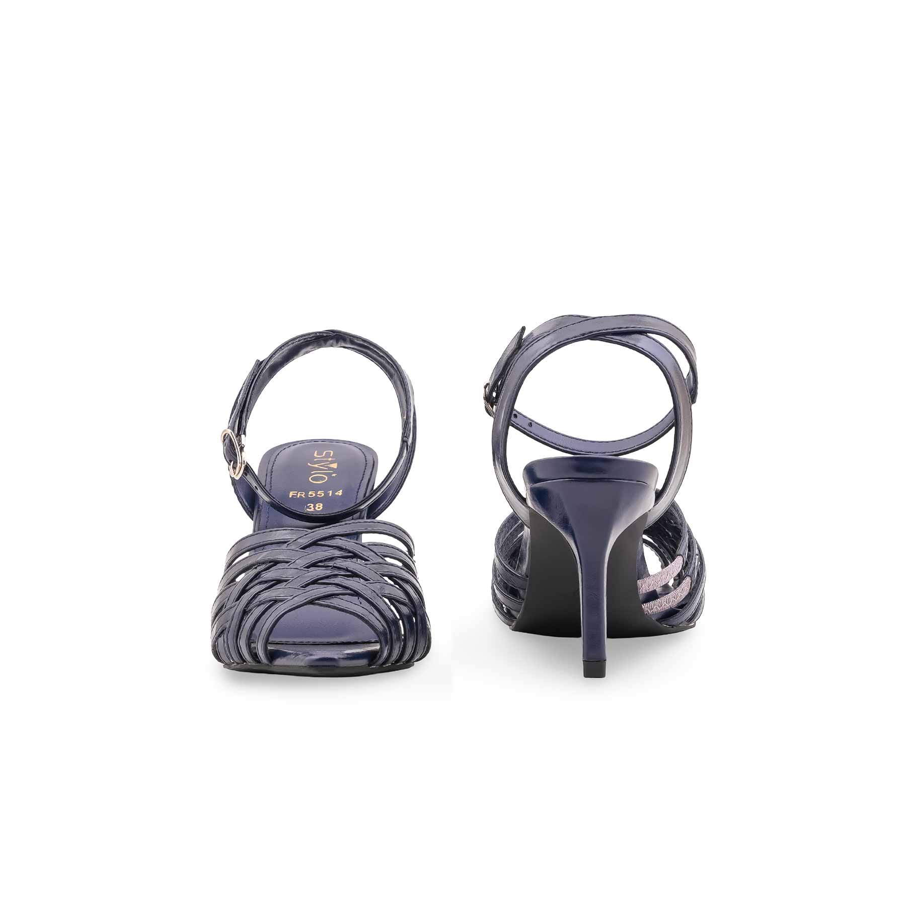 Navy Formal Sandal For Women FR5514 - Image 4