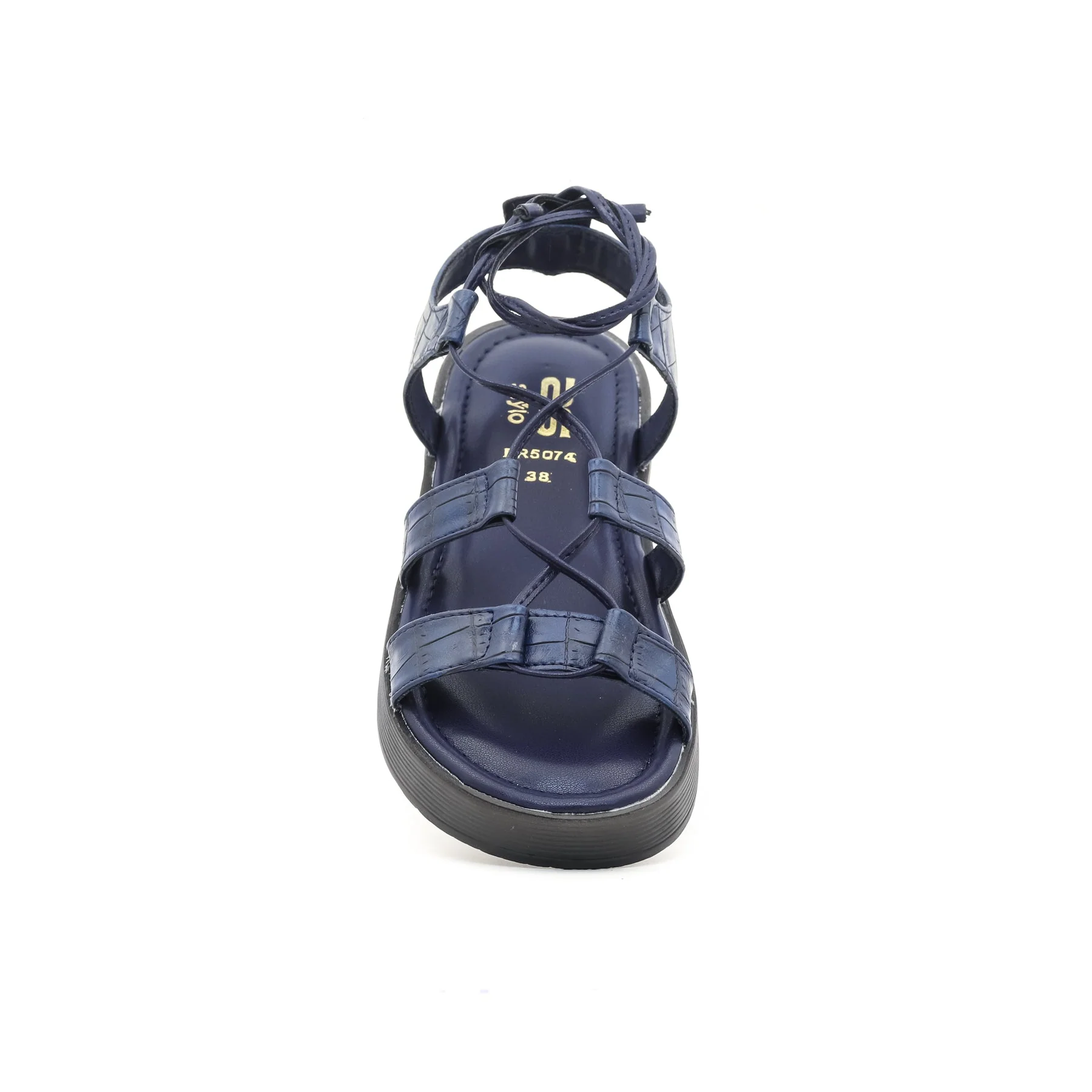 Navy Formal Sandal FR5074 - Image 3