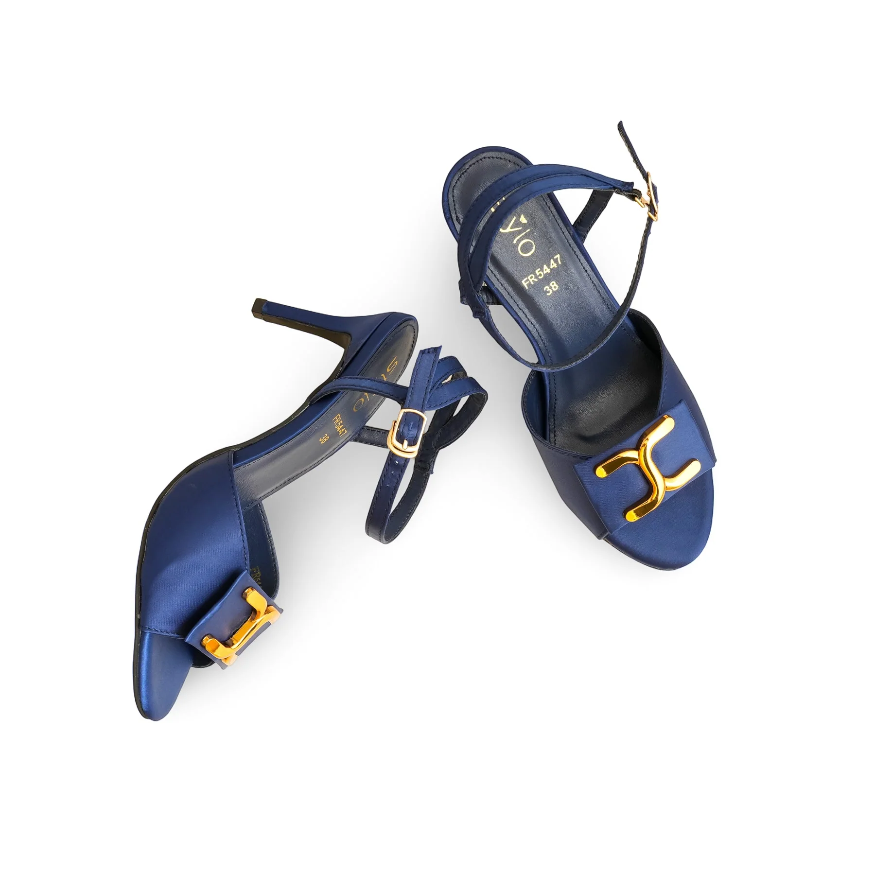 Navy Formal Sandal FR5447 - Image 5