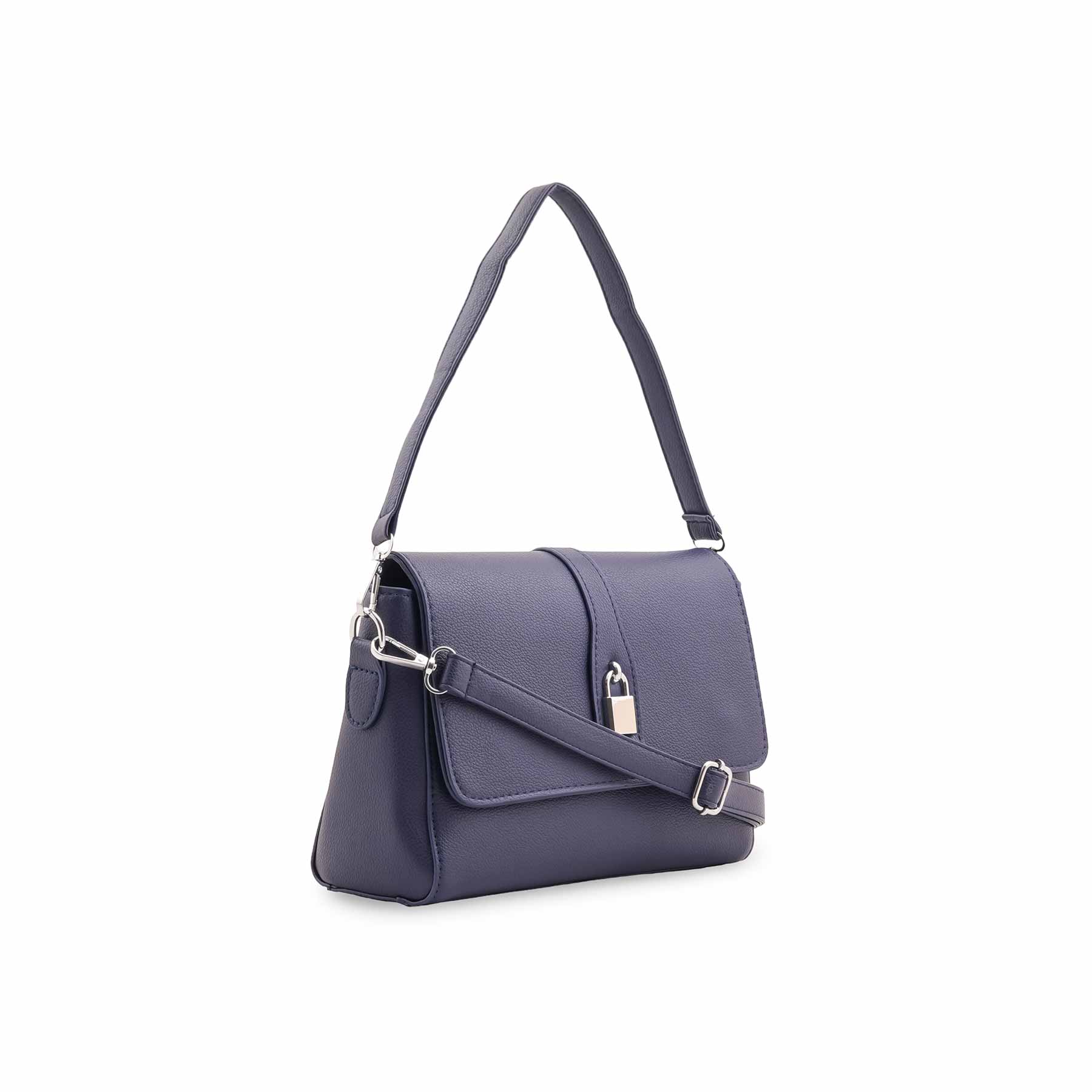Navy Formal Shoulder Bag For Ladies P36545 - Image 3