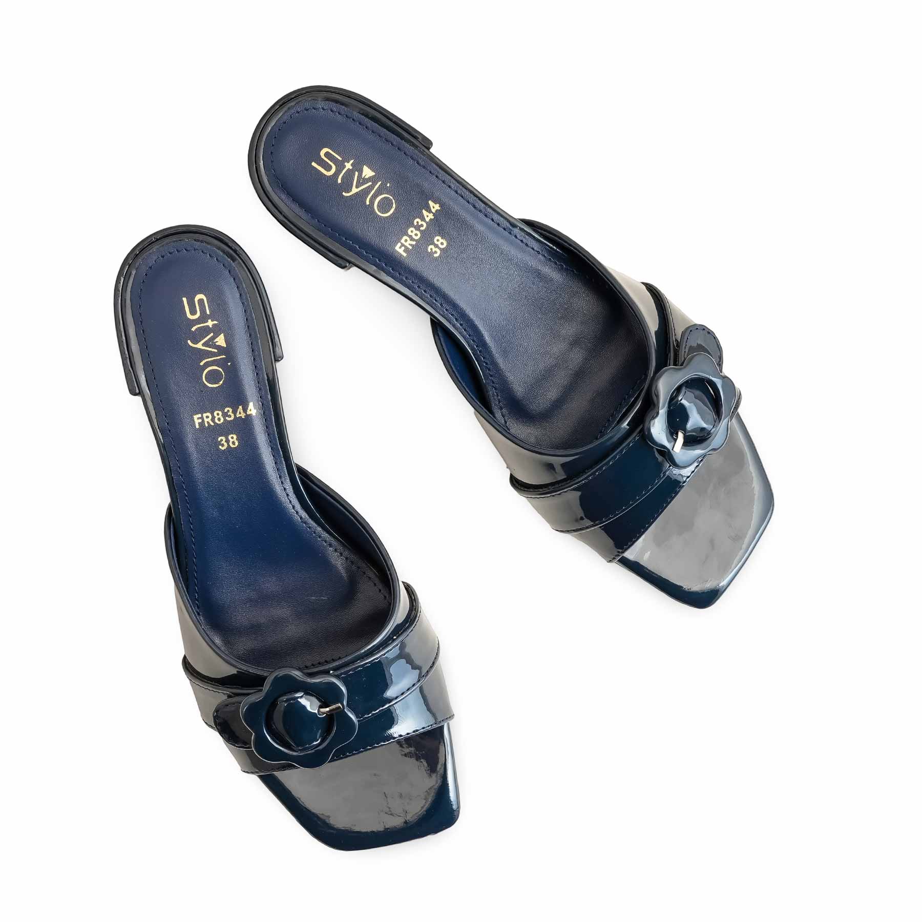Navy Formal Slipper For Ladies FR8344 - Image 5