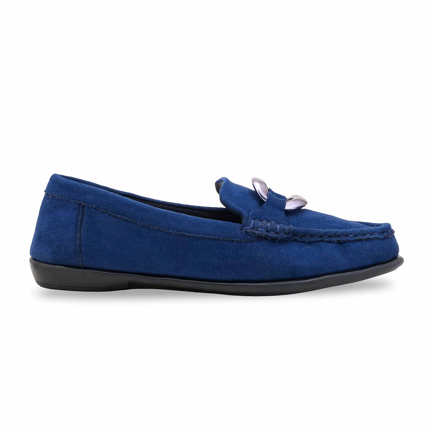Navy Women Moccasin WN4547 - Image 2