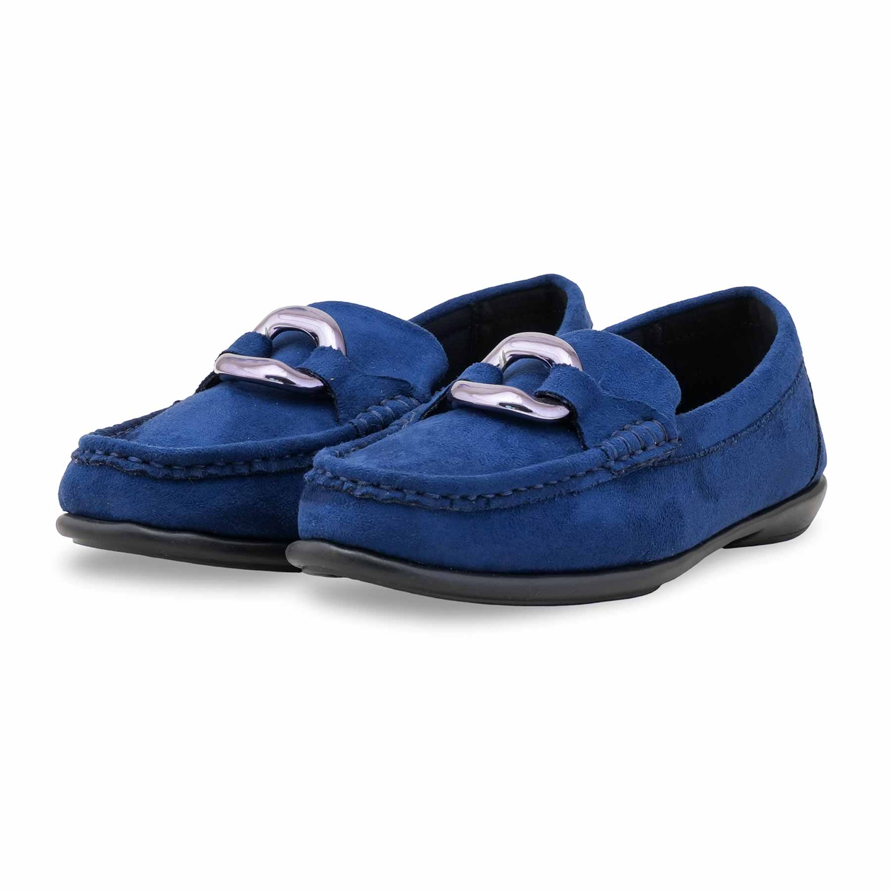 Navy Women Moccasin WN4547 - Image 3