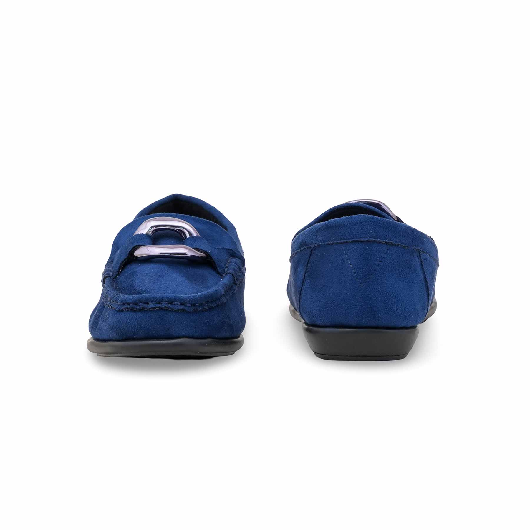 Navy Women Moccasin WN4547 - Image 4
