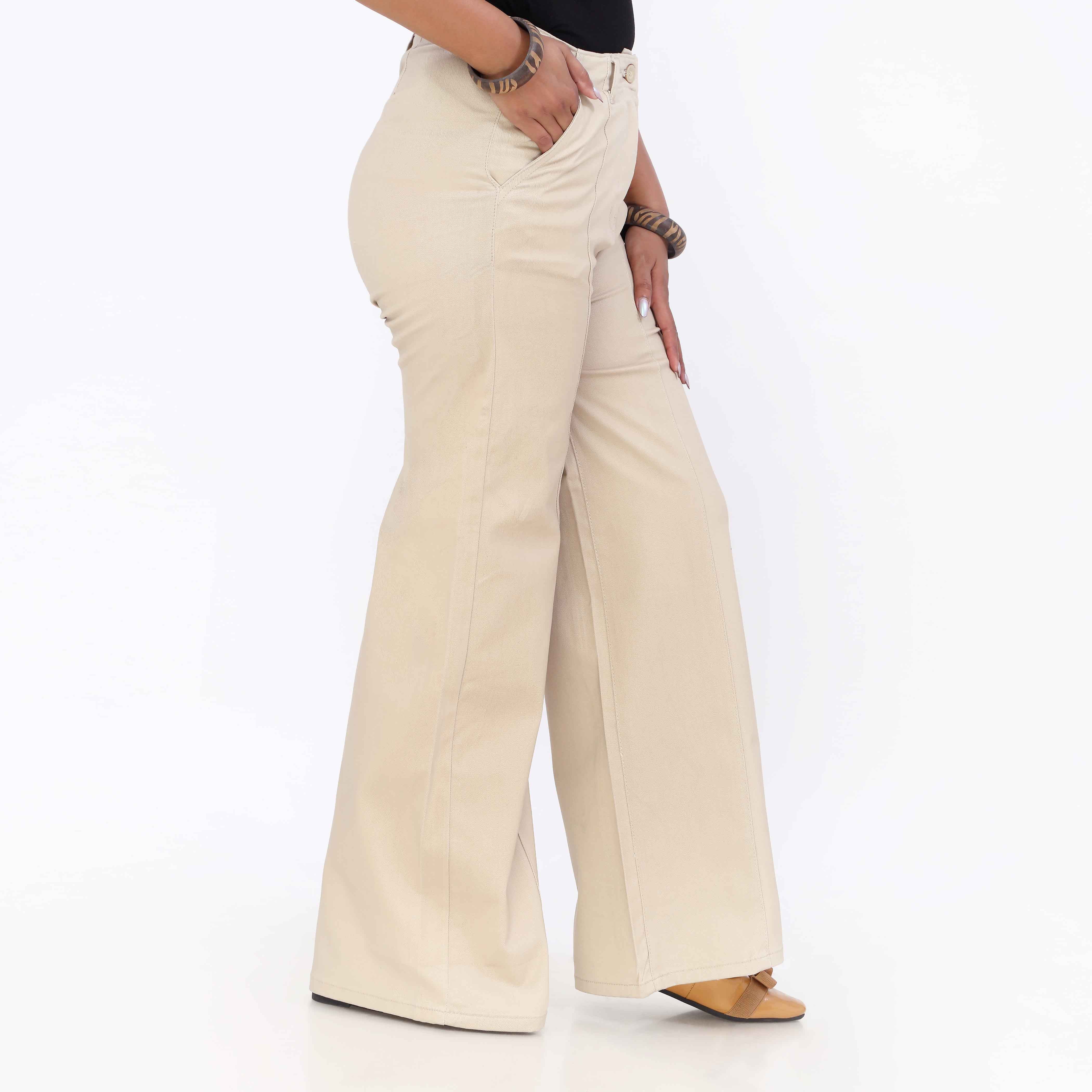 Off/White Relax Fit Twill Pant PP5048 - Image 3