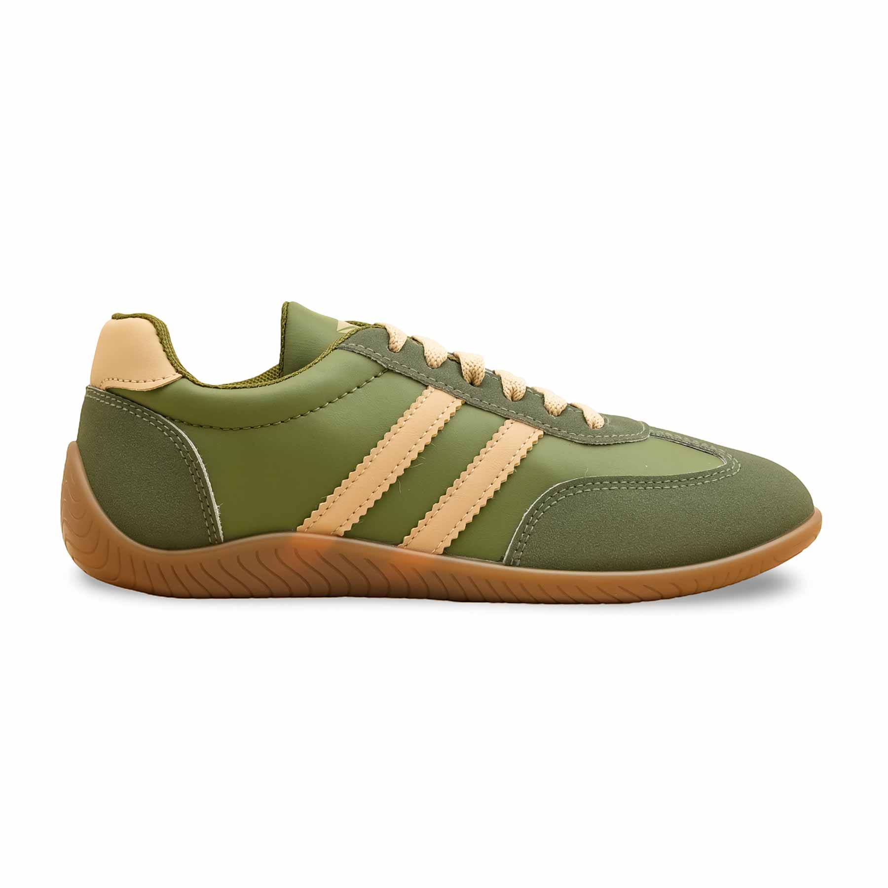 Olive Casual Sneaker For Women AT7456 - Image 2