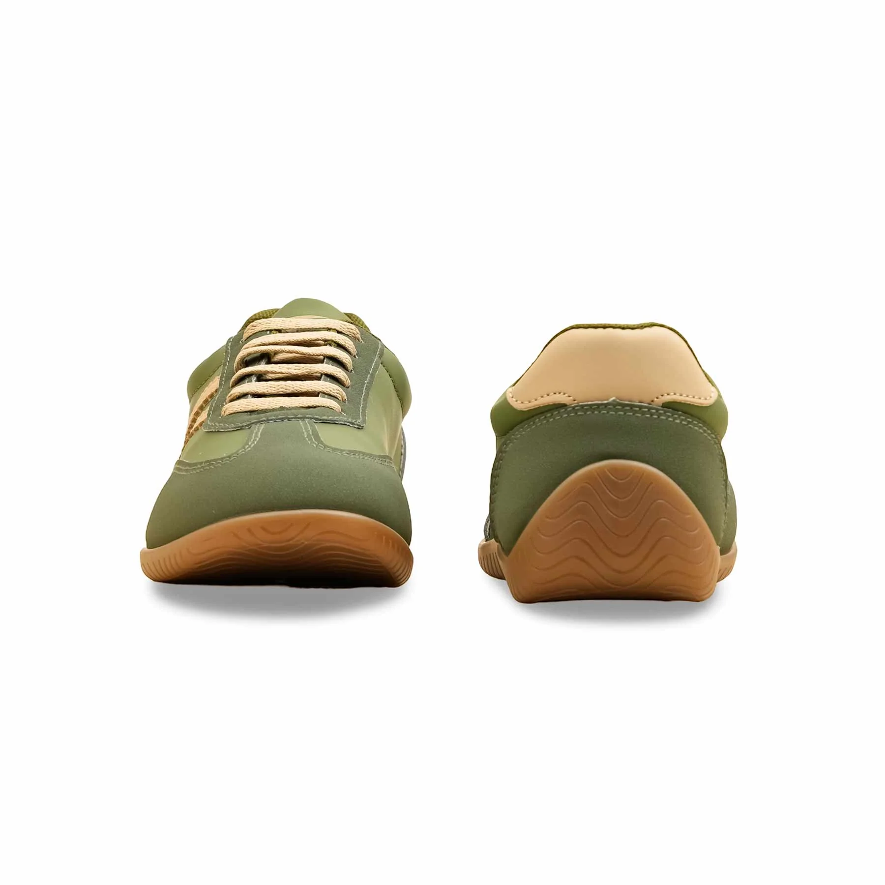 Olive Casual Sneaker For Women AT7456 - Image 4