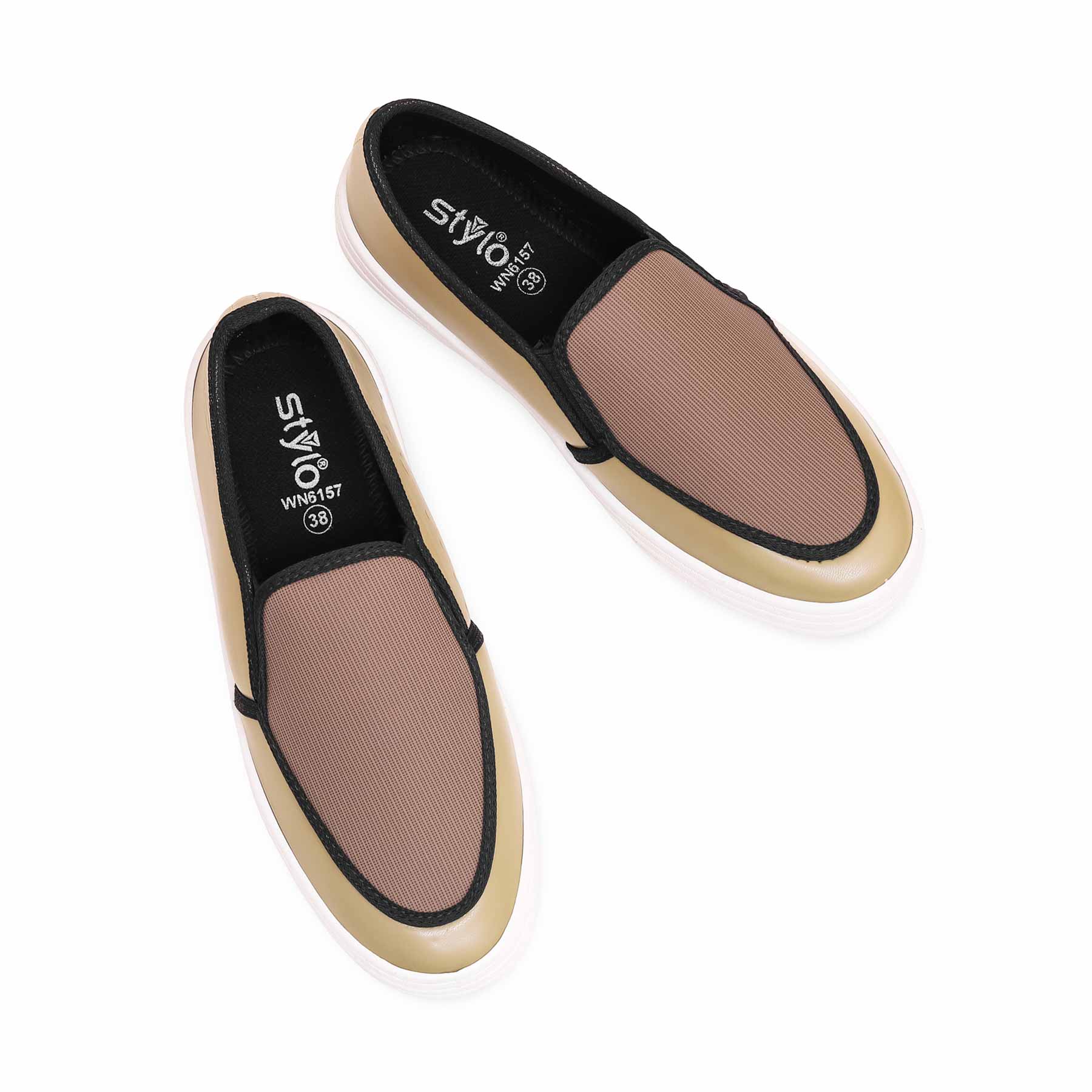 Olive Casual Sneakers WN6157 - Image 4
