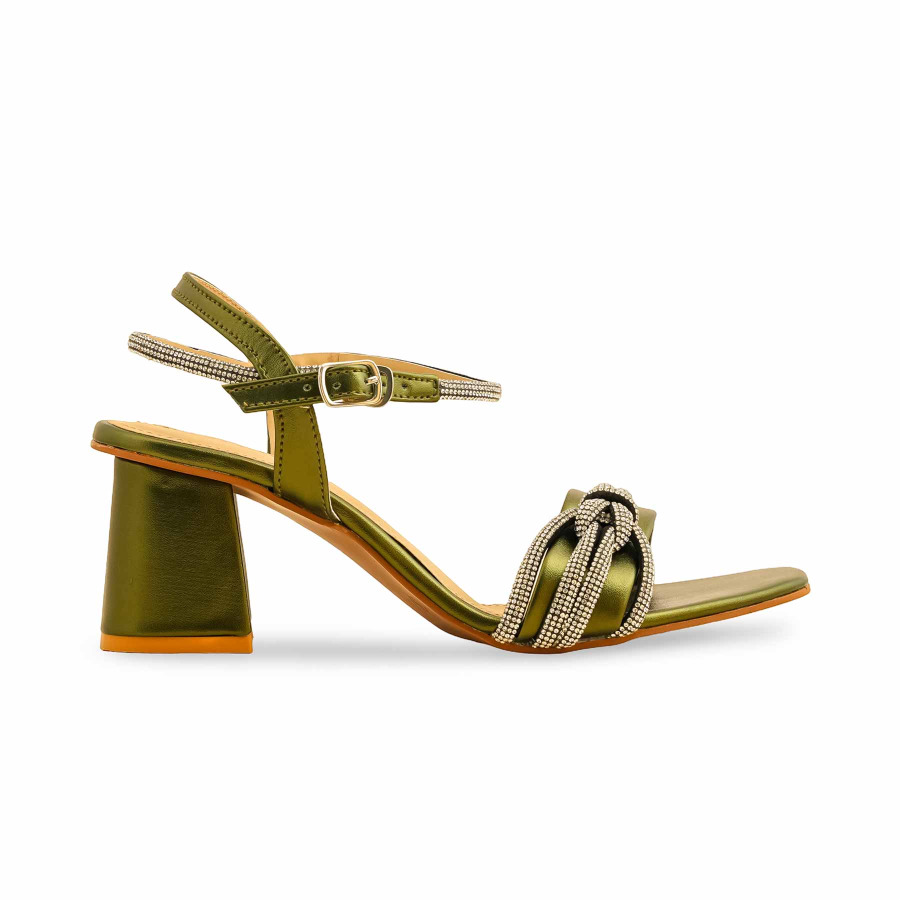 Olive Fancy Sandal FN6090 - Image 2