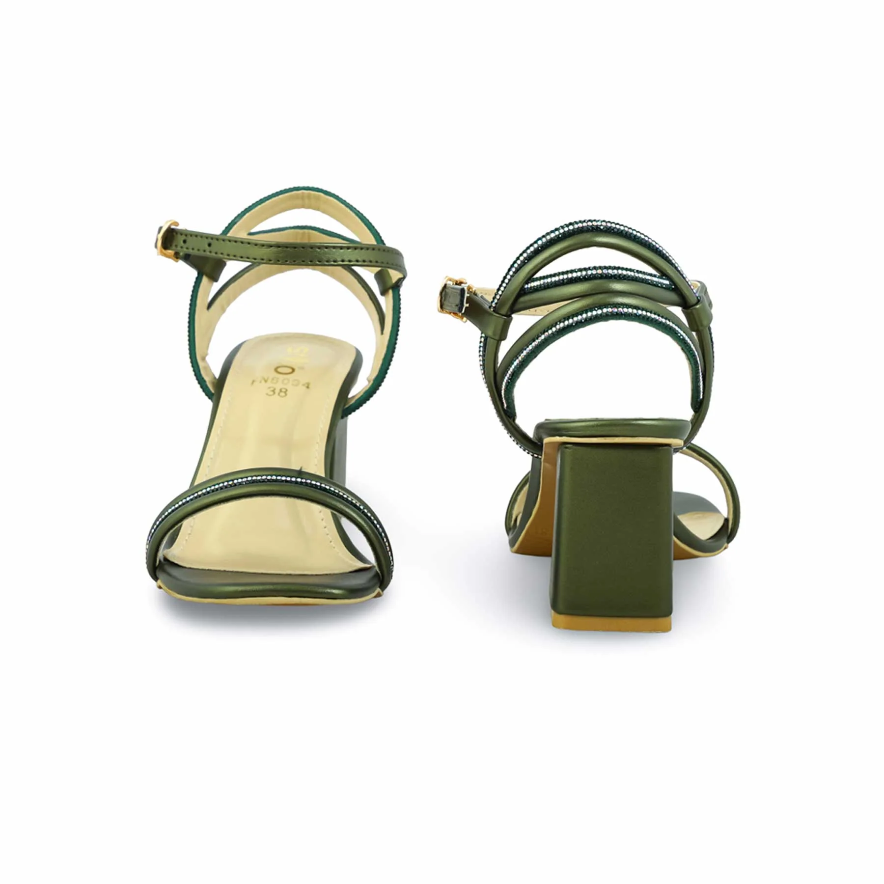Olive Fancy Sandal FN6094 - Image 4